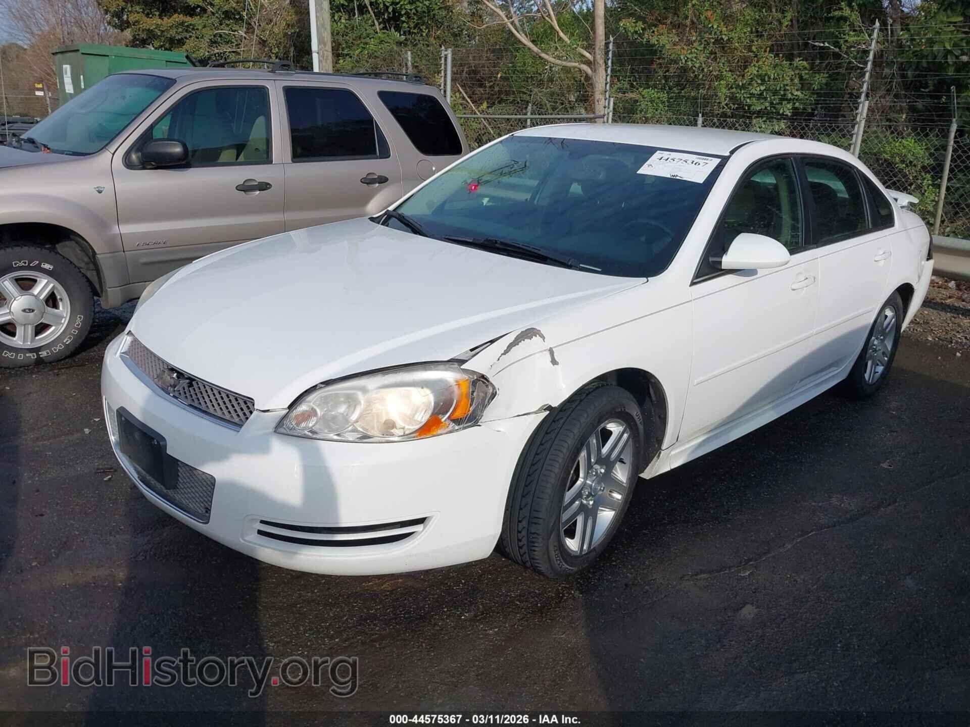 2012 CHEVROLET IMPALA - VIN: 2G1WB5E39C1184621 - Фото 2
