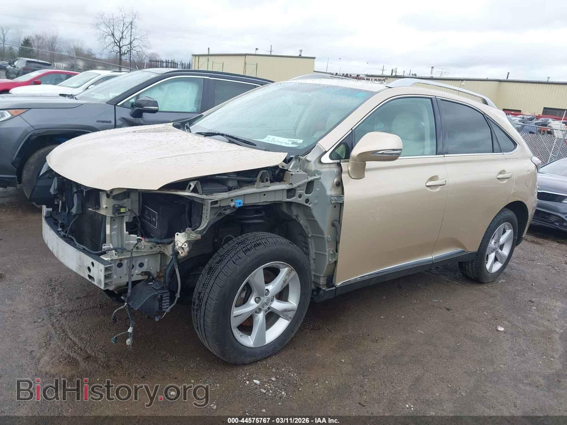 2010 LEXUS RX 350 - VIN: 2T2BK1BA8AC013113 - Фото 2