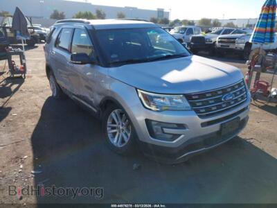 2017 Ford EXPLORER XLT, silver — VIN 1FM5K7D8XHGA92970, IAAI