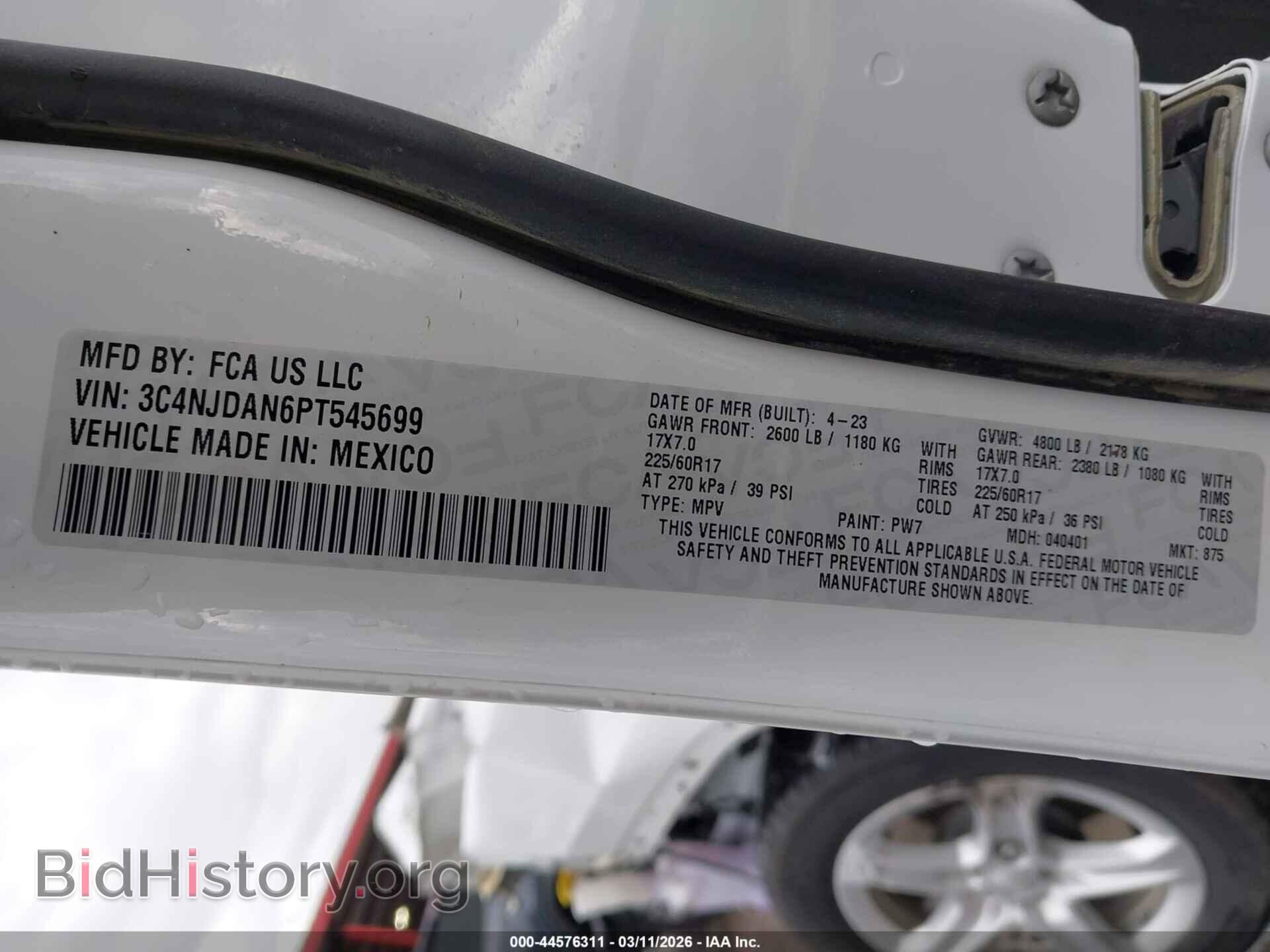 2023 JEEP COMPASS - VIN: 3C4NJDAN6PT545699 - Фото 9