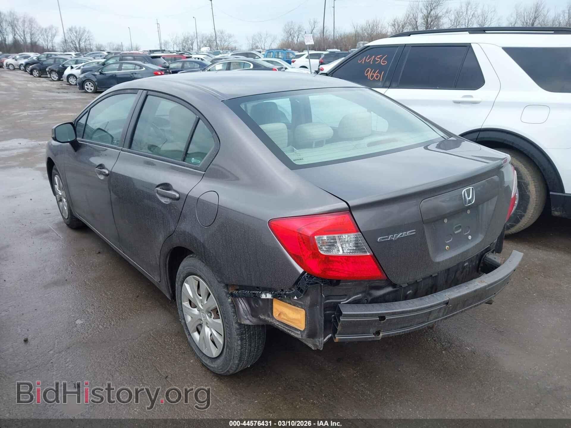 2012 HONDA CIVIC - VIN: 19XFB2F5XCE063847 - Фото 3