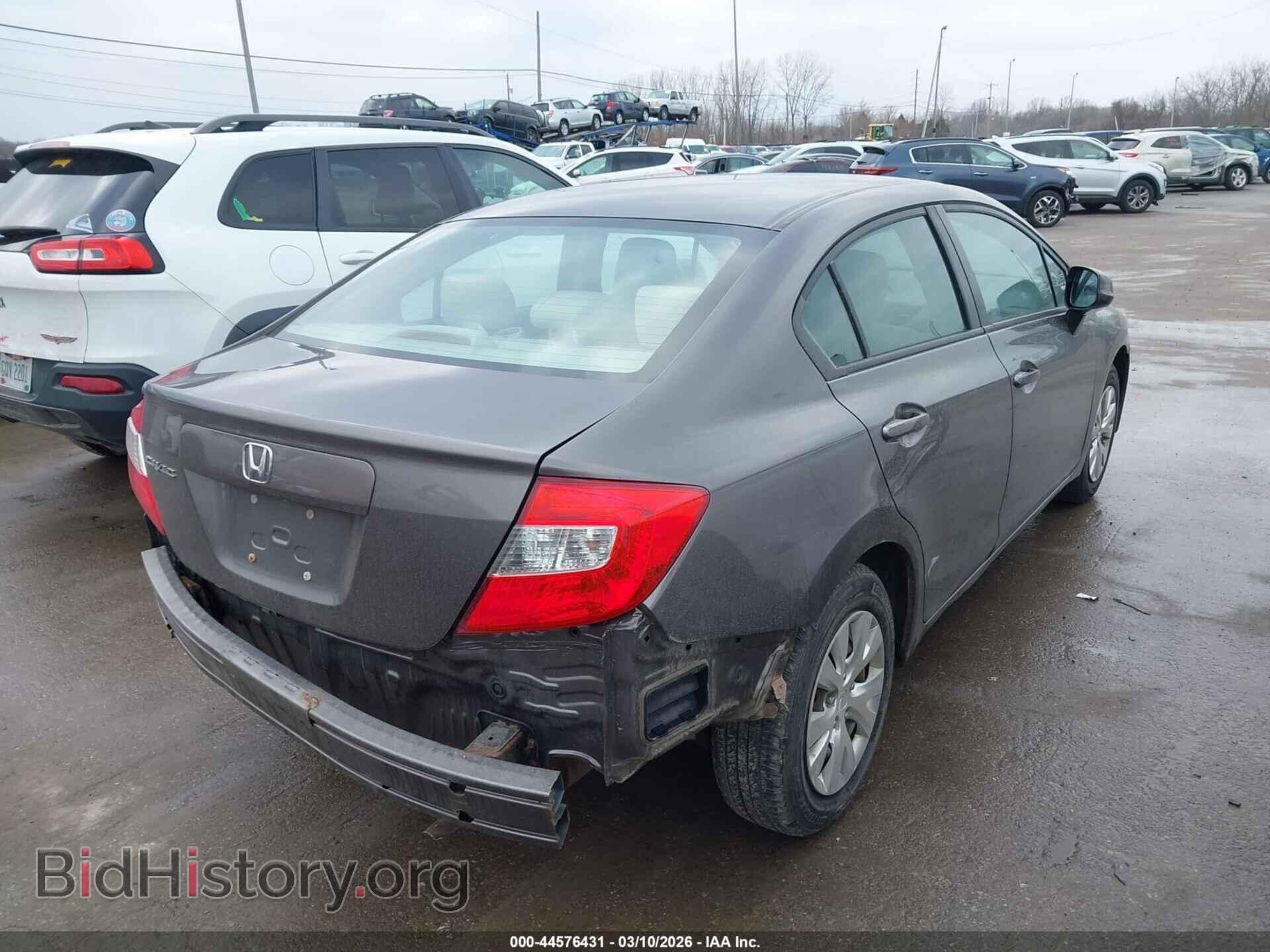 2012 HONDA CIVIC - VIN: 19XFB2F5XCE063847 - Фото 4