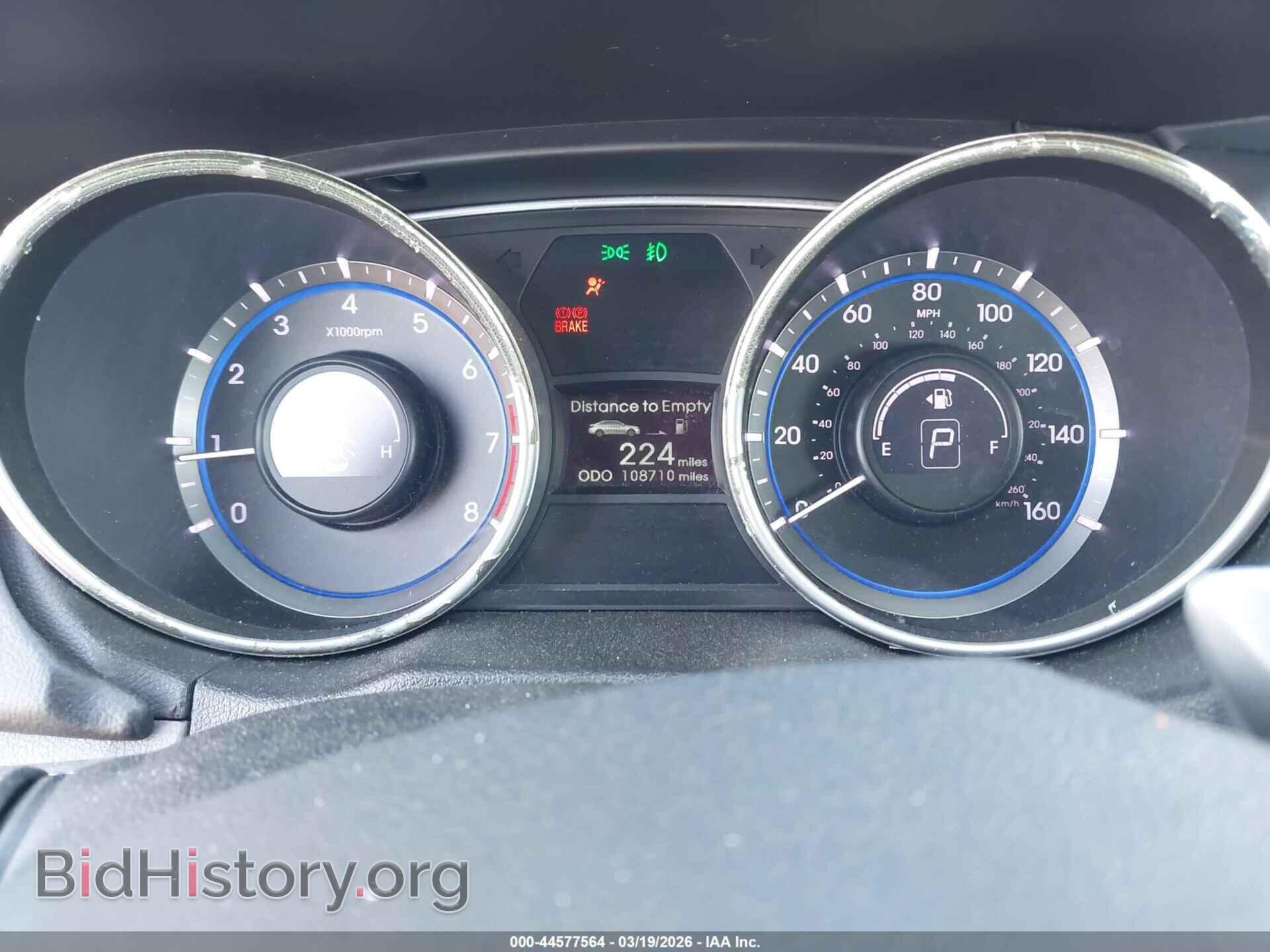 2012 HYUNDAI SONATA - VIN: 5NPEC4AC5CH434001 - Фото 7