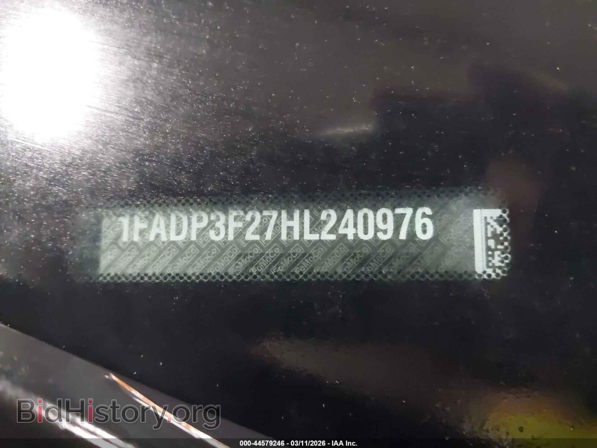 2017 FORD FOCUS - VIN: 1FADP3F27HL240976 - Фото 9