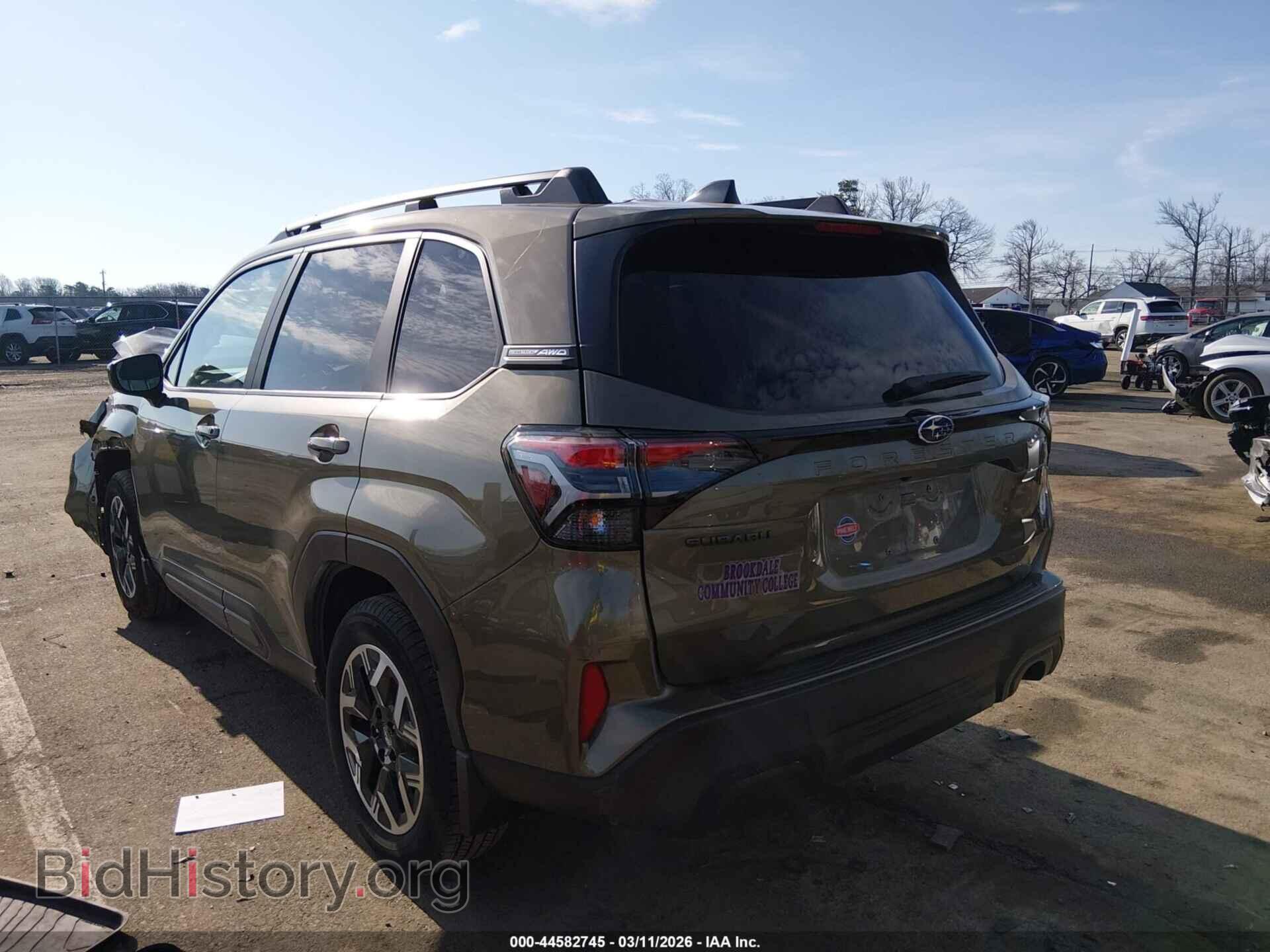 2025 SUBARU FORESTER - VIN: JF2SLDDCXSH495700 - Фото 3