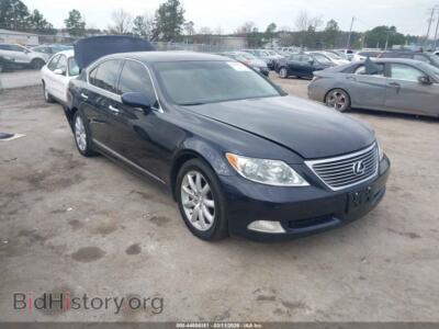 2008 Lexus LS 460, темно-синий — VIN JTHBL46F085073689, IAAI