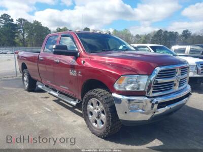 2016 RAM 2500 Big Horn, темно-бордовый — VIN 3C6UR5JL5GG294540, IAAI