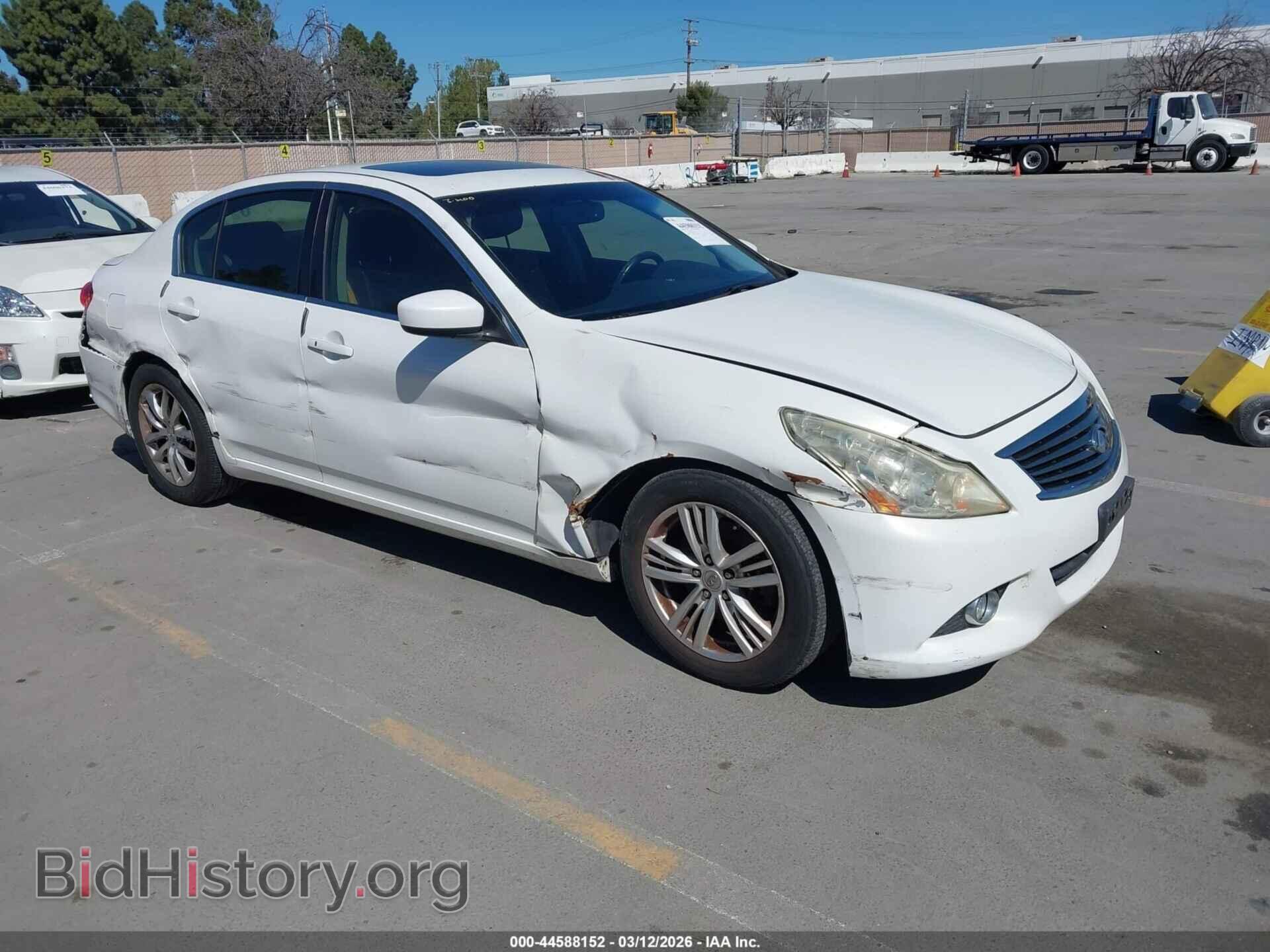 Фотография JN1DV6AP2CM701401 - INFINITI G25 2012