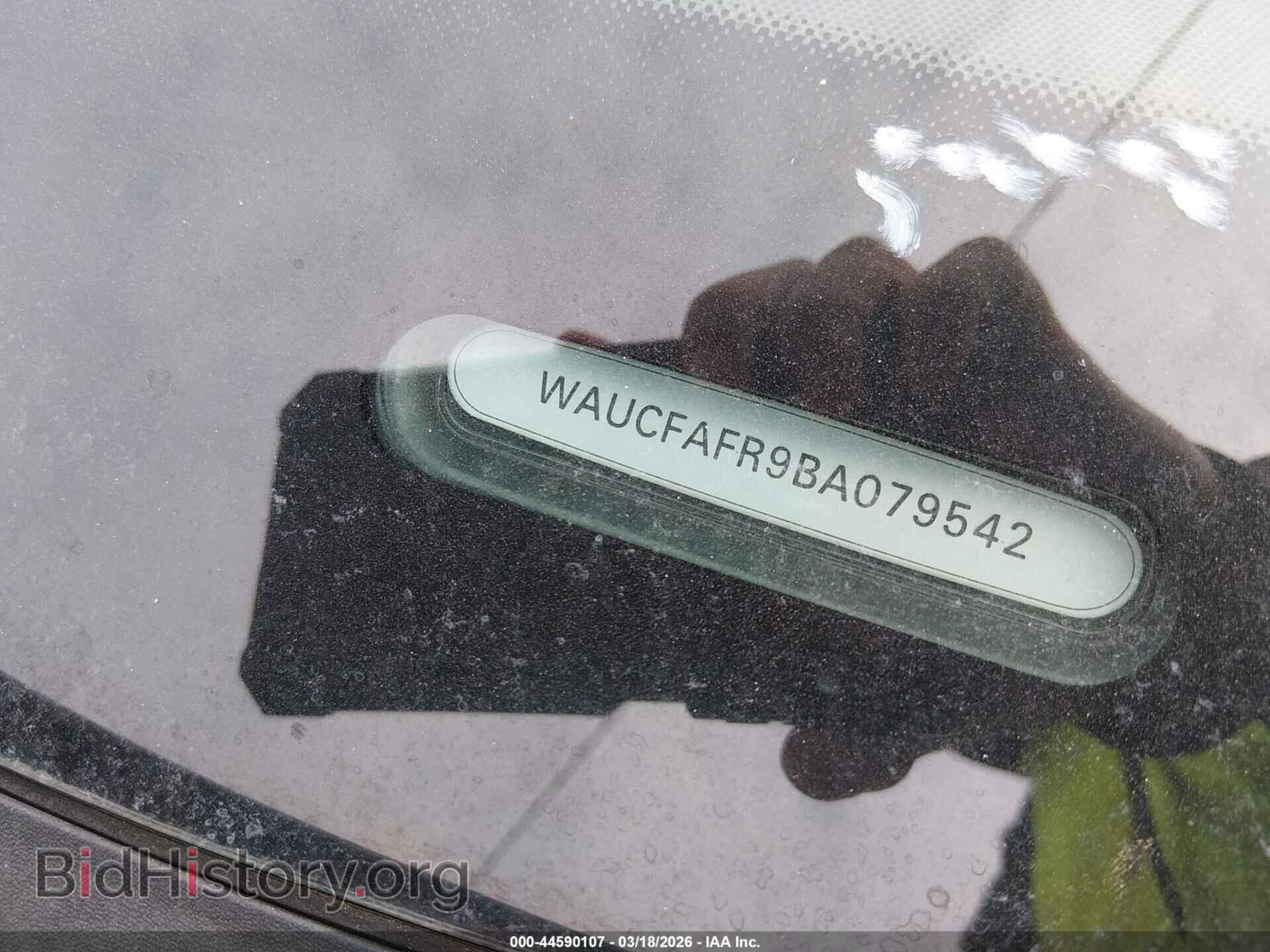 2011 AUDI A5 - VIN: WAUCFAFR9BA079542 - Photo 9