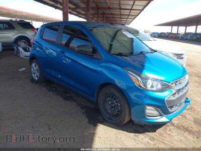 2021 Chevrolet SPARK FWD LS Automatic, blue — VIN KL8CB6SA5MC710539, IAAI