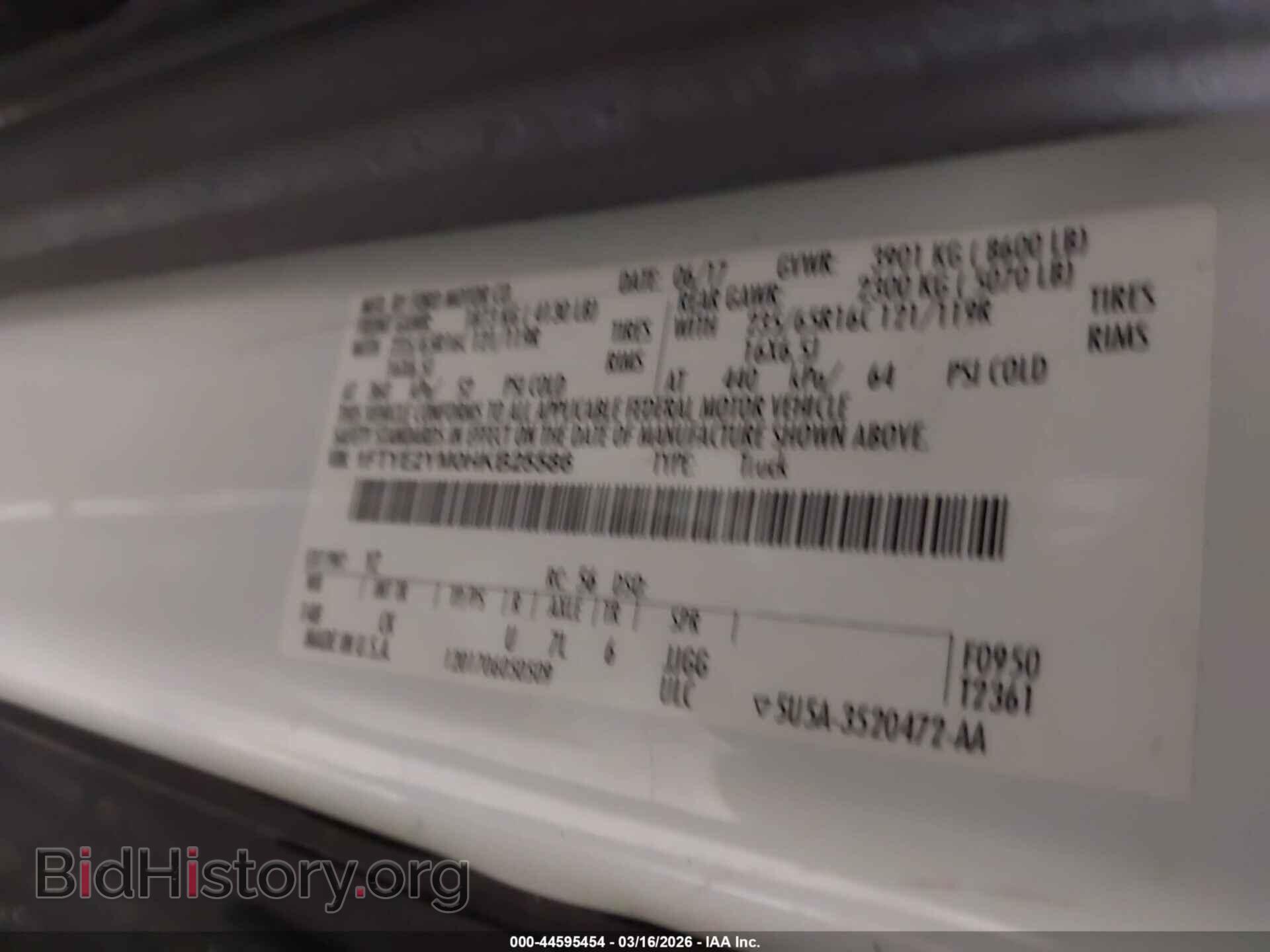 2017 FORD TRANSIT-150 - VIN: 1FTYE2YM0HKB25586 - Фото 9