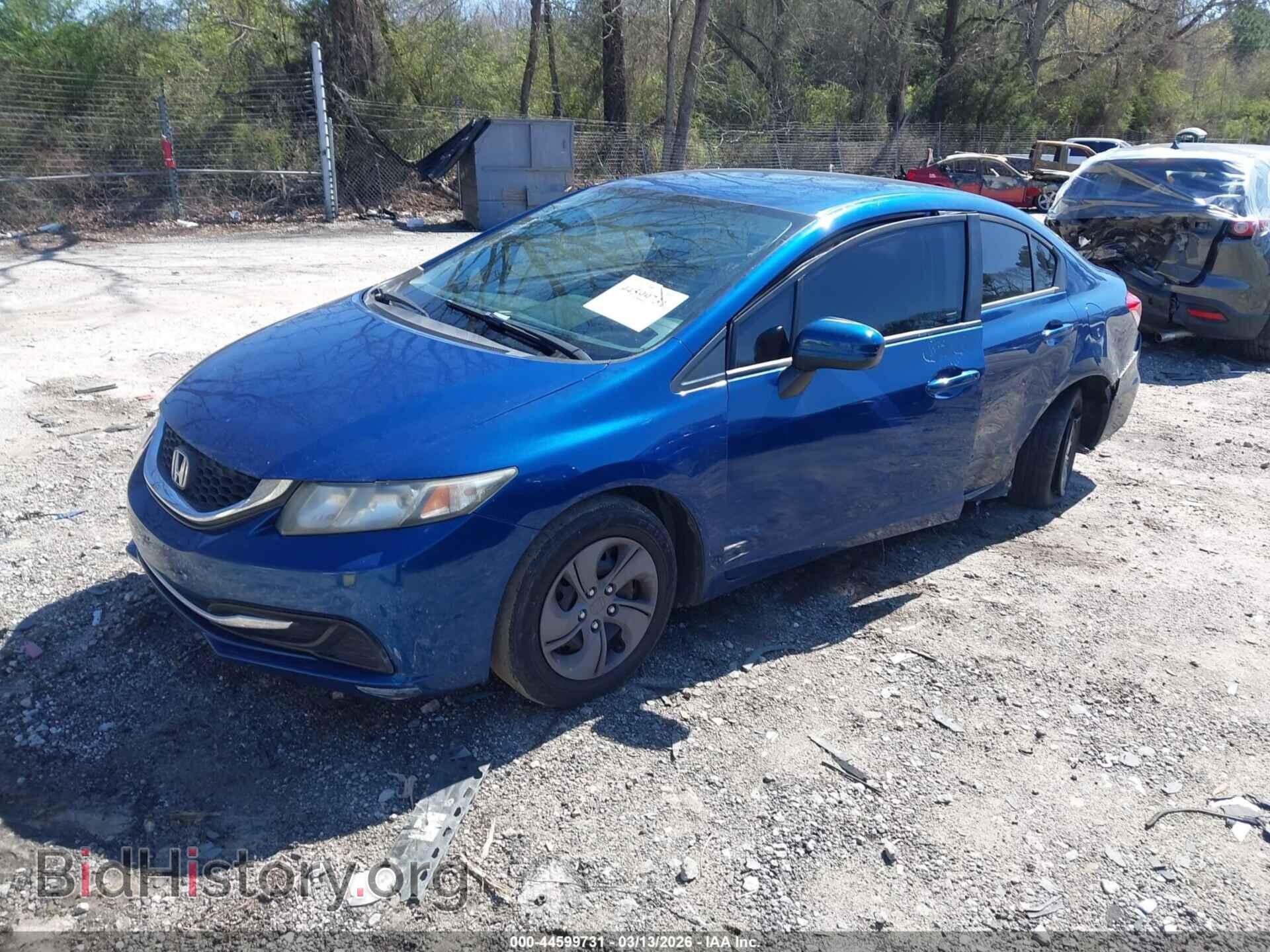 2014 HONDA CIVIC - VIN: 19XFB2F56EE043923 - Фото 2