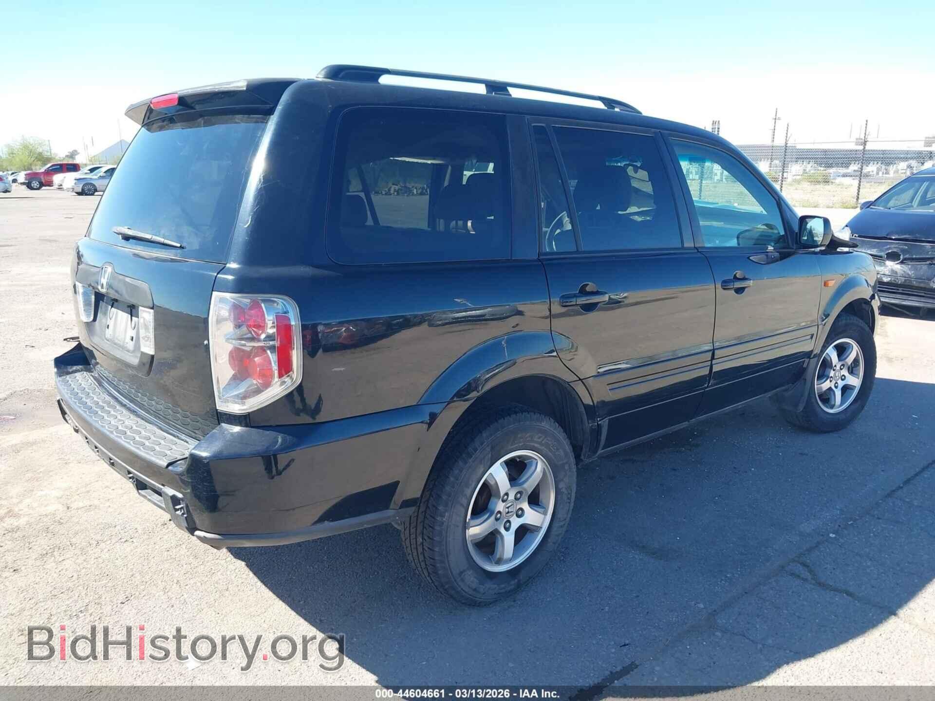 2006 HONDA PILOT - VIN: 2HKYF18516H555347 - Фото 4