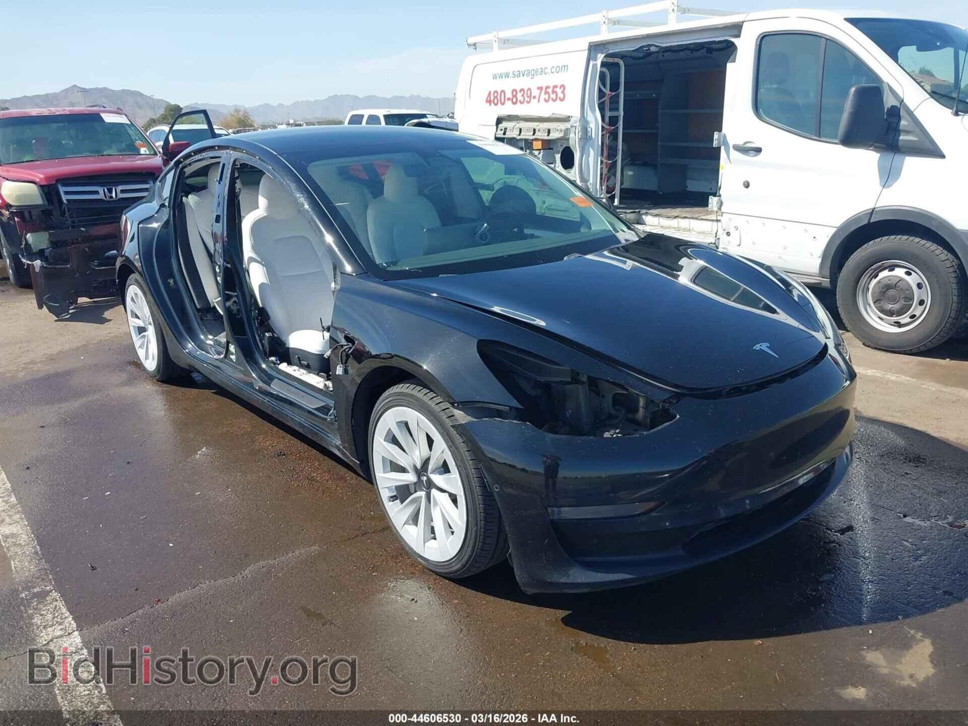 Photo 5YJ3E1EBXMF015577 - TESLA MODEL 3 2021
