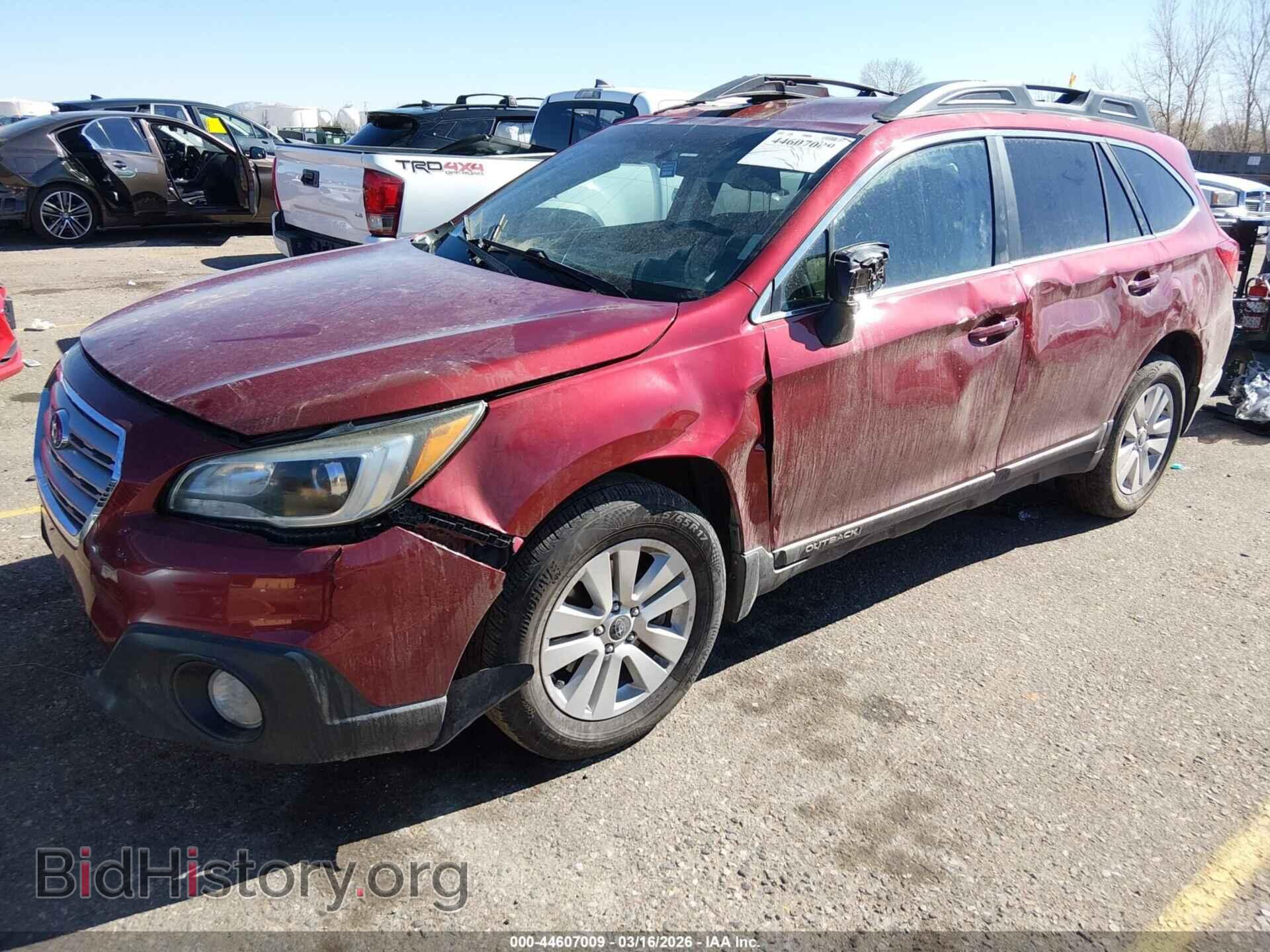 2015 SUBARU OUTBACK - VIN: 4S4BSBCC9F3352596 - Фото 2