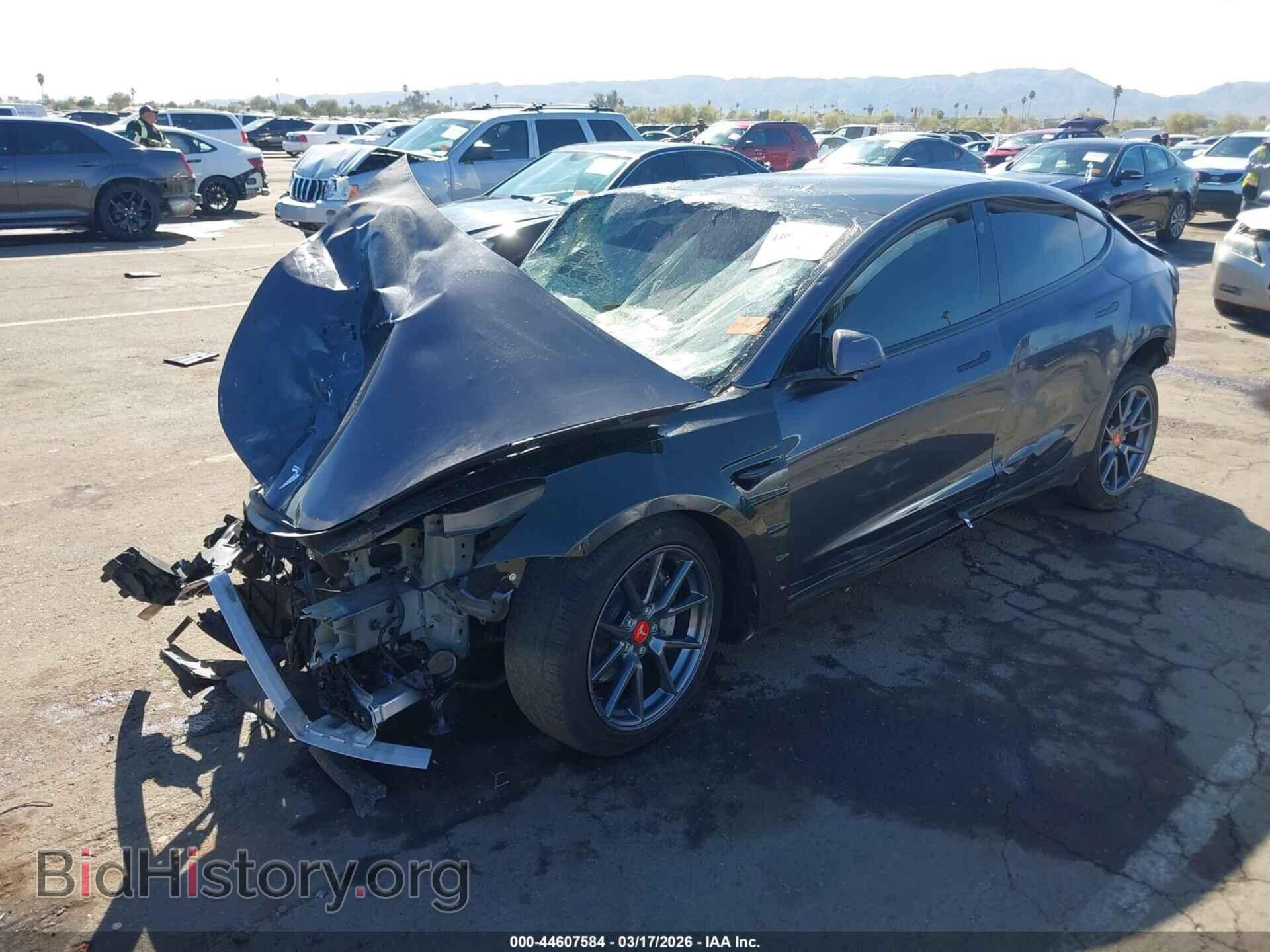 2022 TESLA MODEL 3 - VIN: 5YJ3E1EB6NF129187 - Фото 2