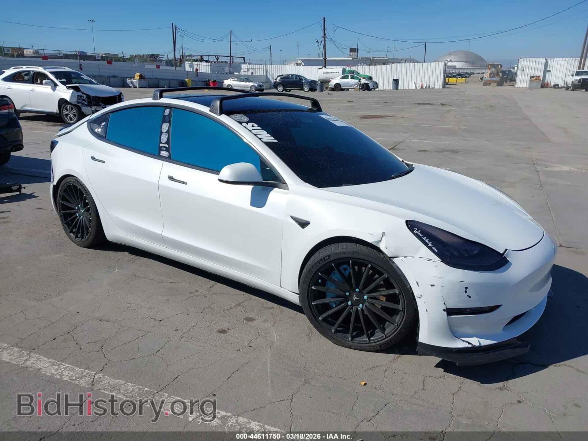 Photo 5YJ3E1EB7LF629078 - TESLA MODEL 3 2020