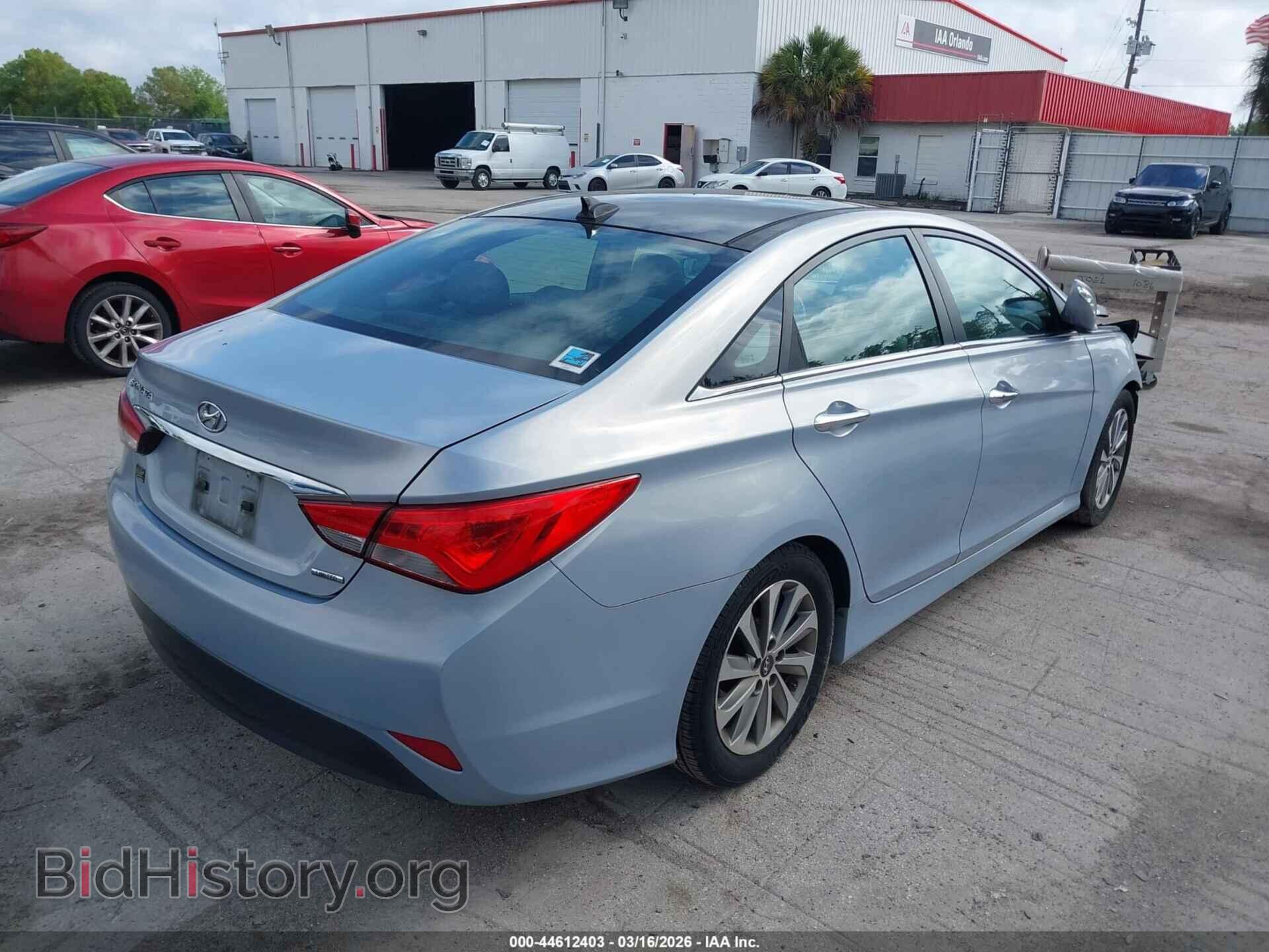 2014 HYUNDAI SONATA - VIN: 5NPEC4AC6EH825760 - Фото 4