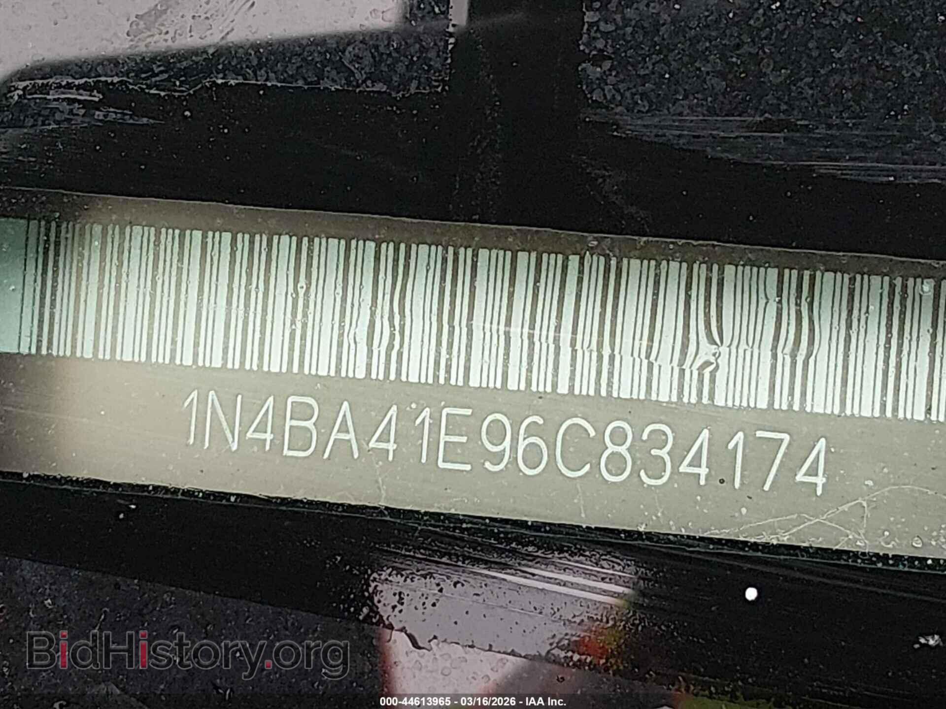 2006 NISSAN MAXIMA - VIN: 1N4BA41E96C834174 - Фото 9