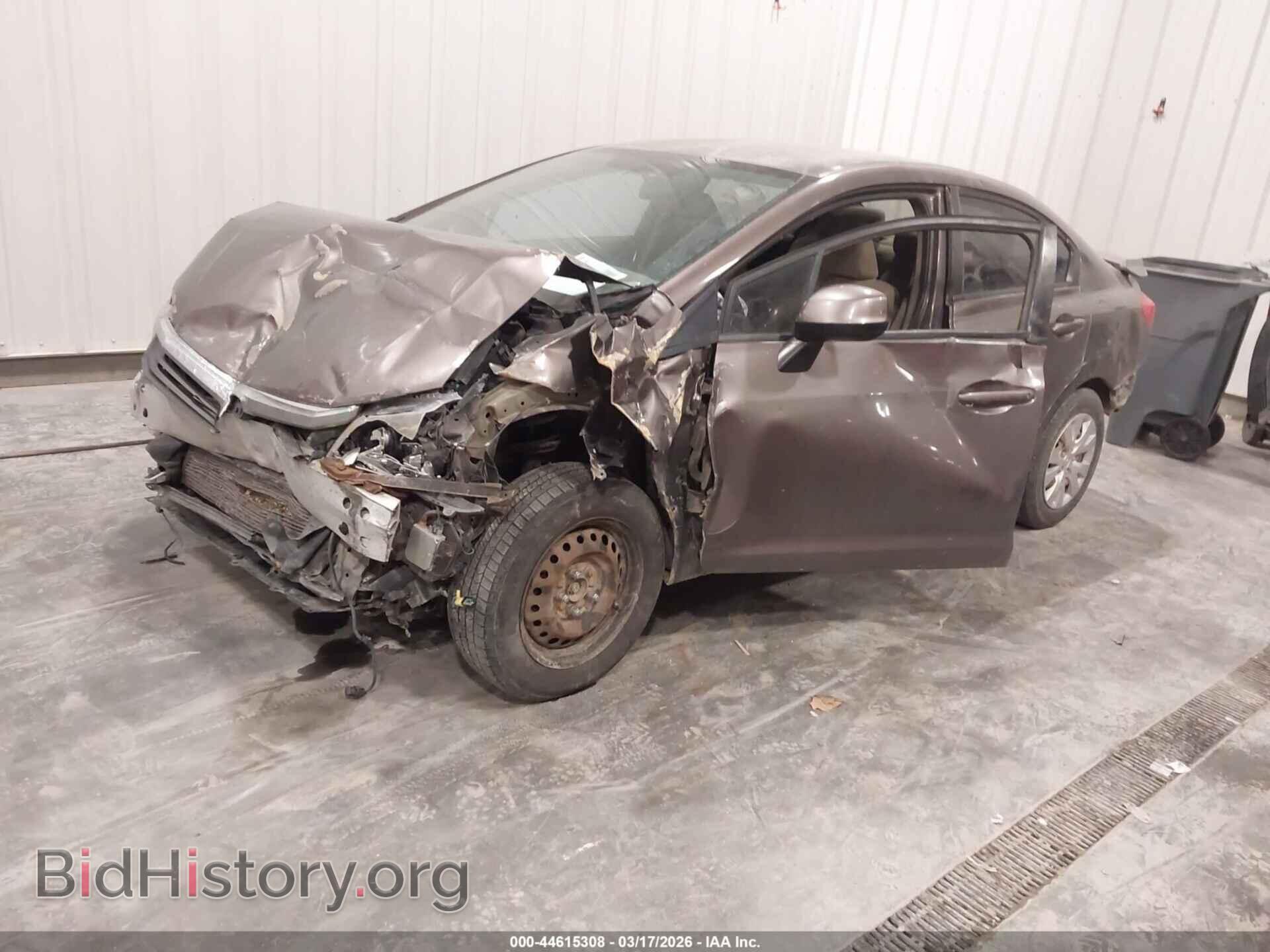 2012 HONDA CIVIC - VIN: 2HGFB2F55CH516505 - Фото 2