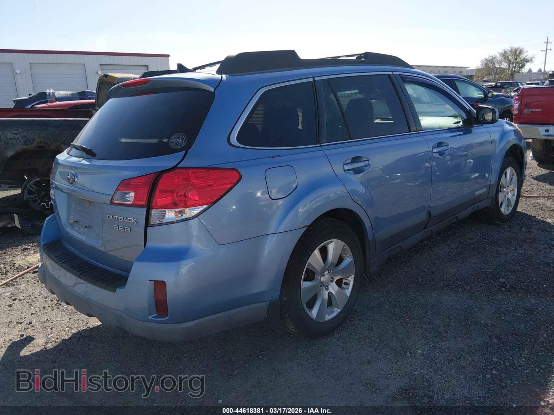 2011 SUBARU OUTBACK - VIN: 4S4BRDLC8B2312548 - Фото 4