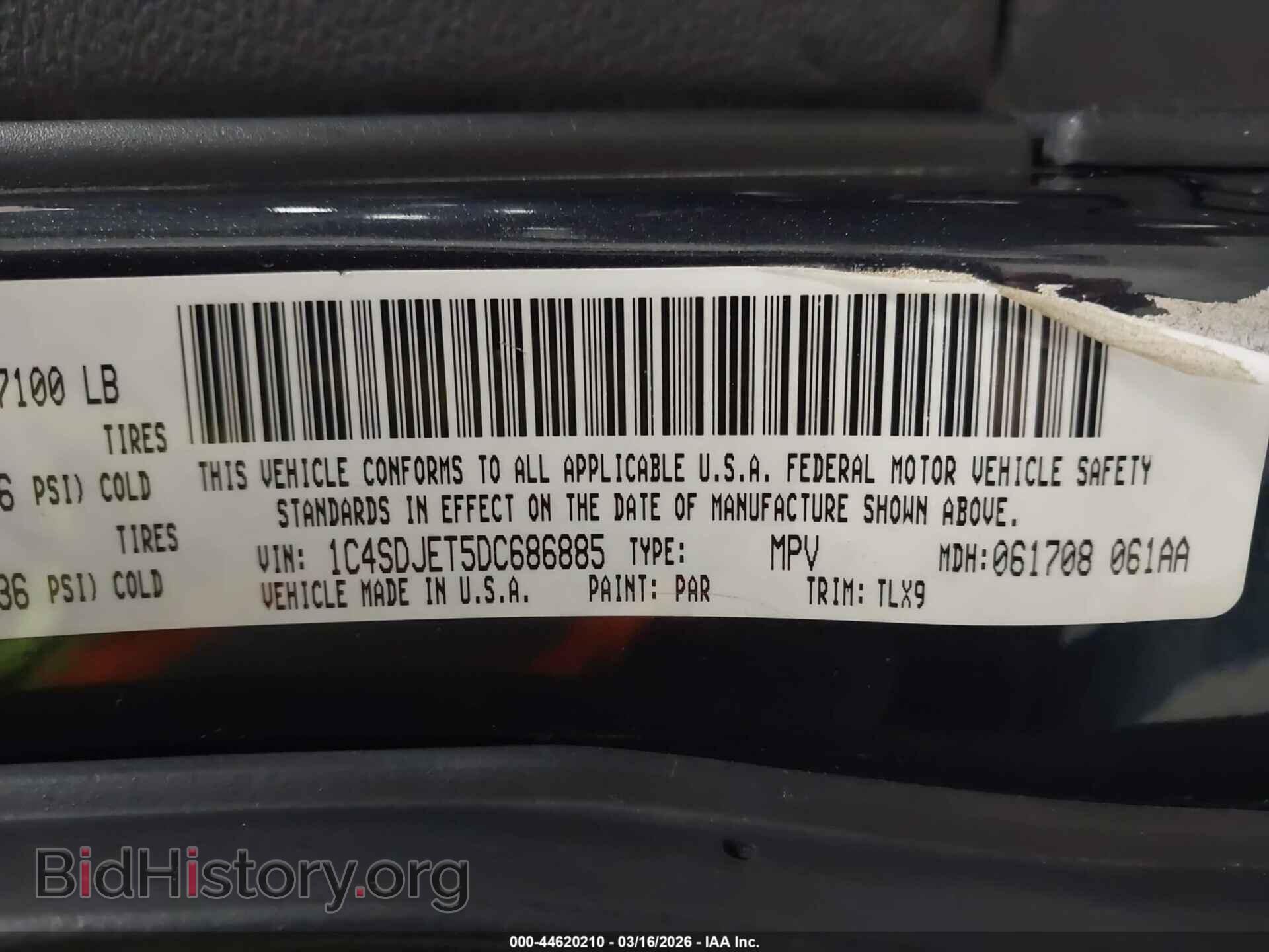 2013 DODGE DURANGO - VIN: 1C4SDJET5DC686885 - Photo 9