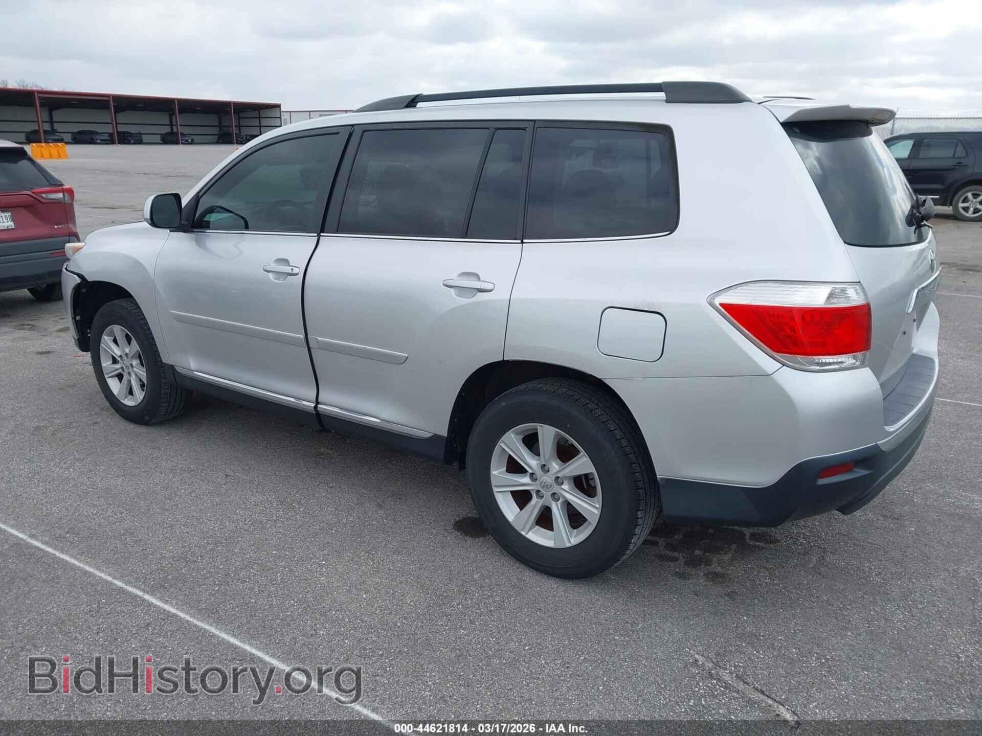 2013 TOYOTA HIGHLANDER - VIN: 5TDBK3EH8DS249992 - Фото 3