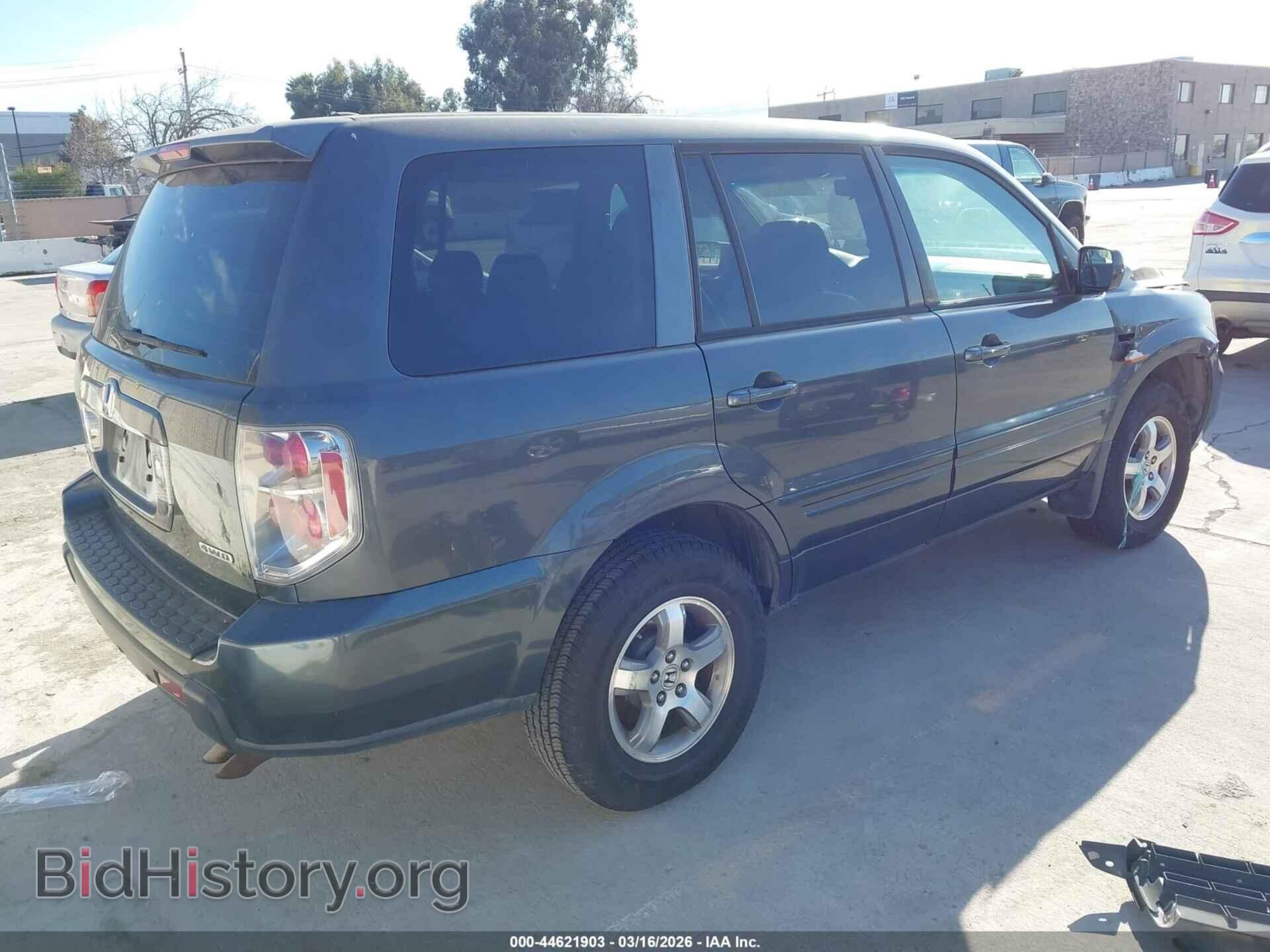 2006 HONDA PILOT - VIN: 2HKYF18516H558281 - Фото 4