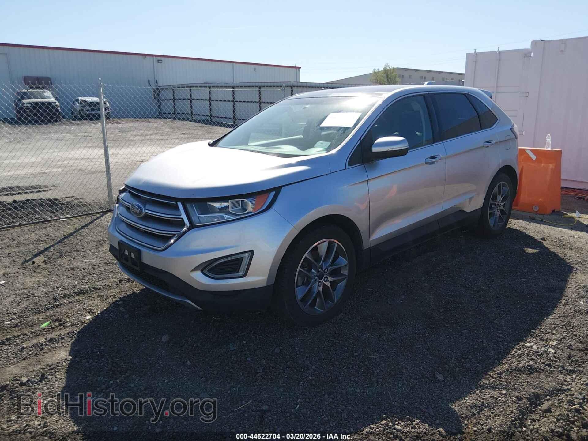 2015 FORD EDGE - VIN: 2FMTK3K83FBB15738 - Фото 2