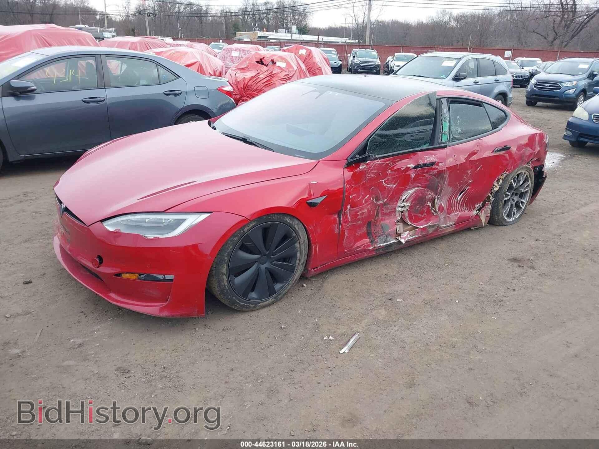 2021 TESLA MODEL S - VIN: 5YJSA1E54MF454565 - Фото 2