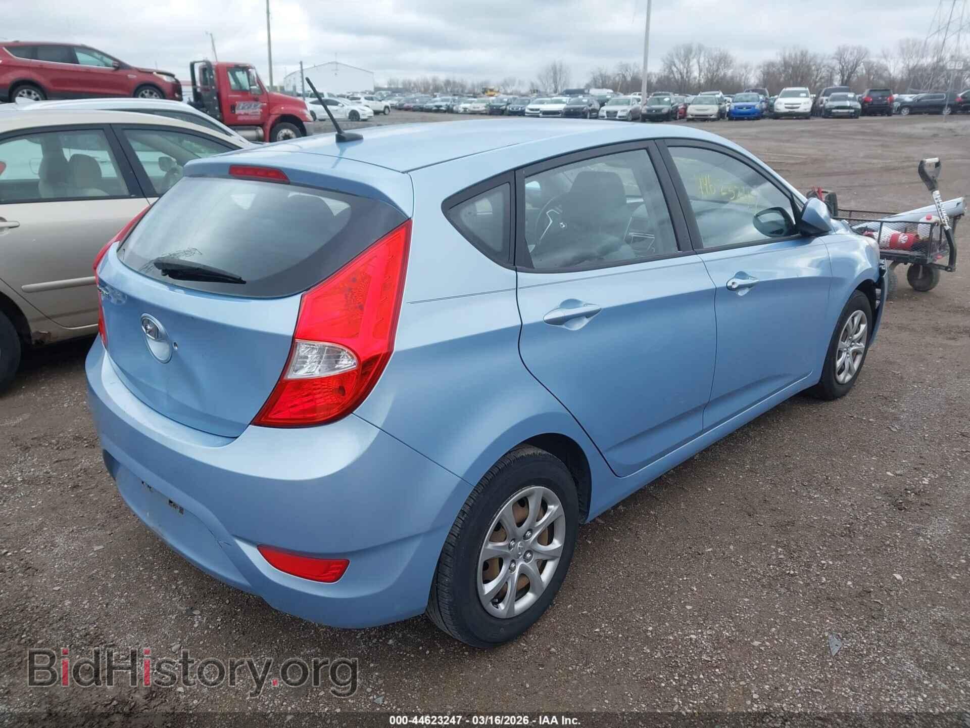 2012 HYUNDAI ACCENT - VIN: KMHCT5AE0CU027221 - Фото 4