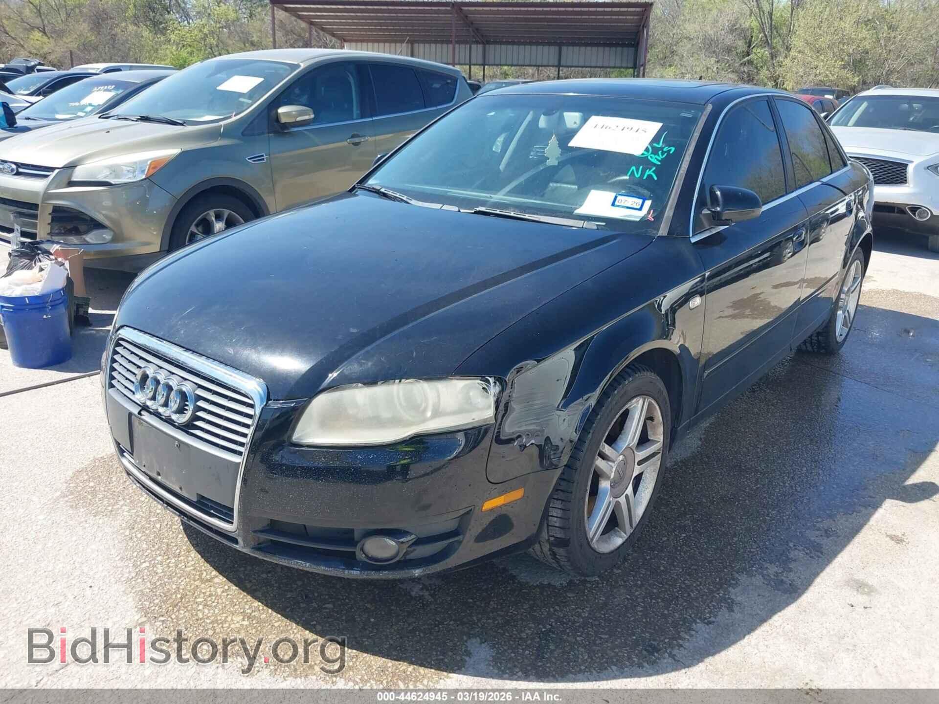 2007 AUDI A4 - VIN: WAUAF78EX7A030670 - Фото 2