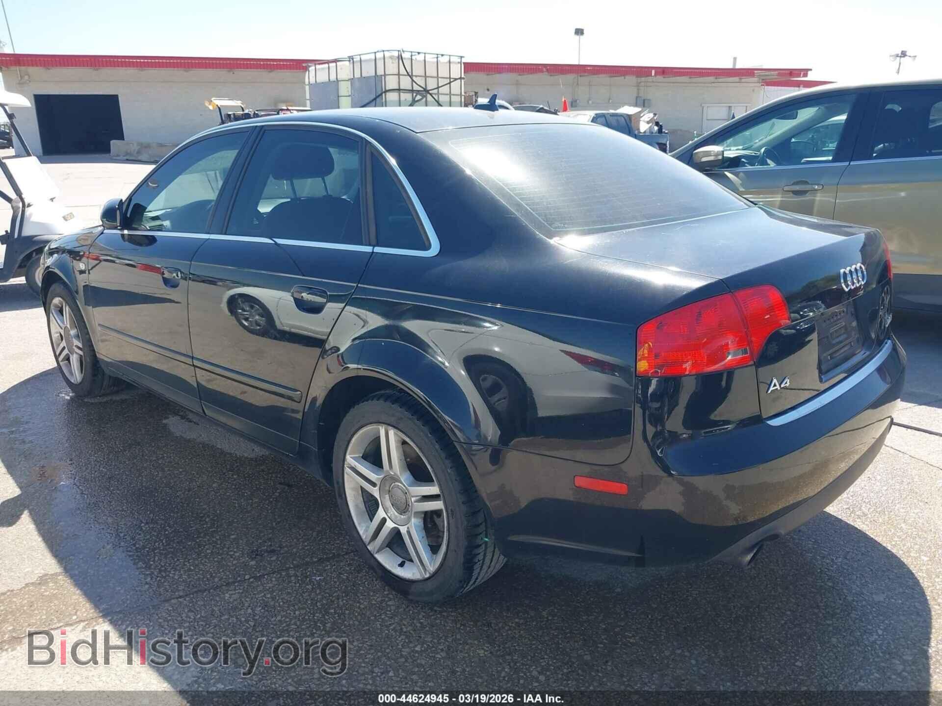 2007 AUDI A4 - VIN: WAUAF78EX7A030670 - Фото 3