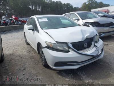 2013 Honda CIVIC EX, white — VIN 19XFB2F84DE247323, IAAI