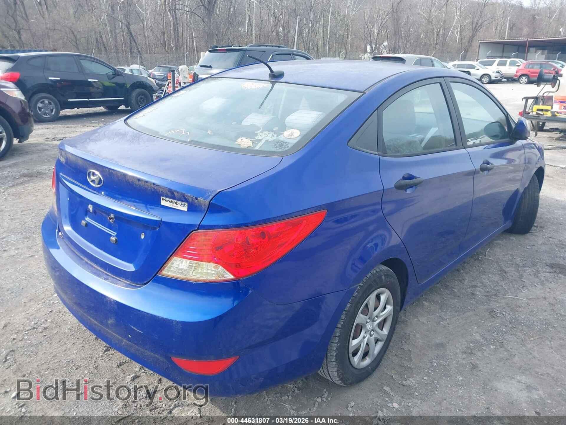 2012 HYUNDAI ACCENT - VIN: KMHCT4AE9CU069087 - Фото 4