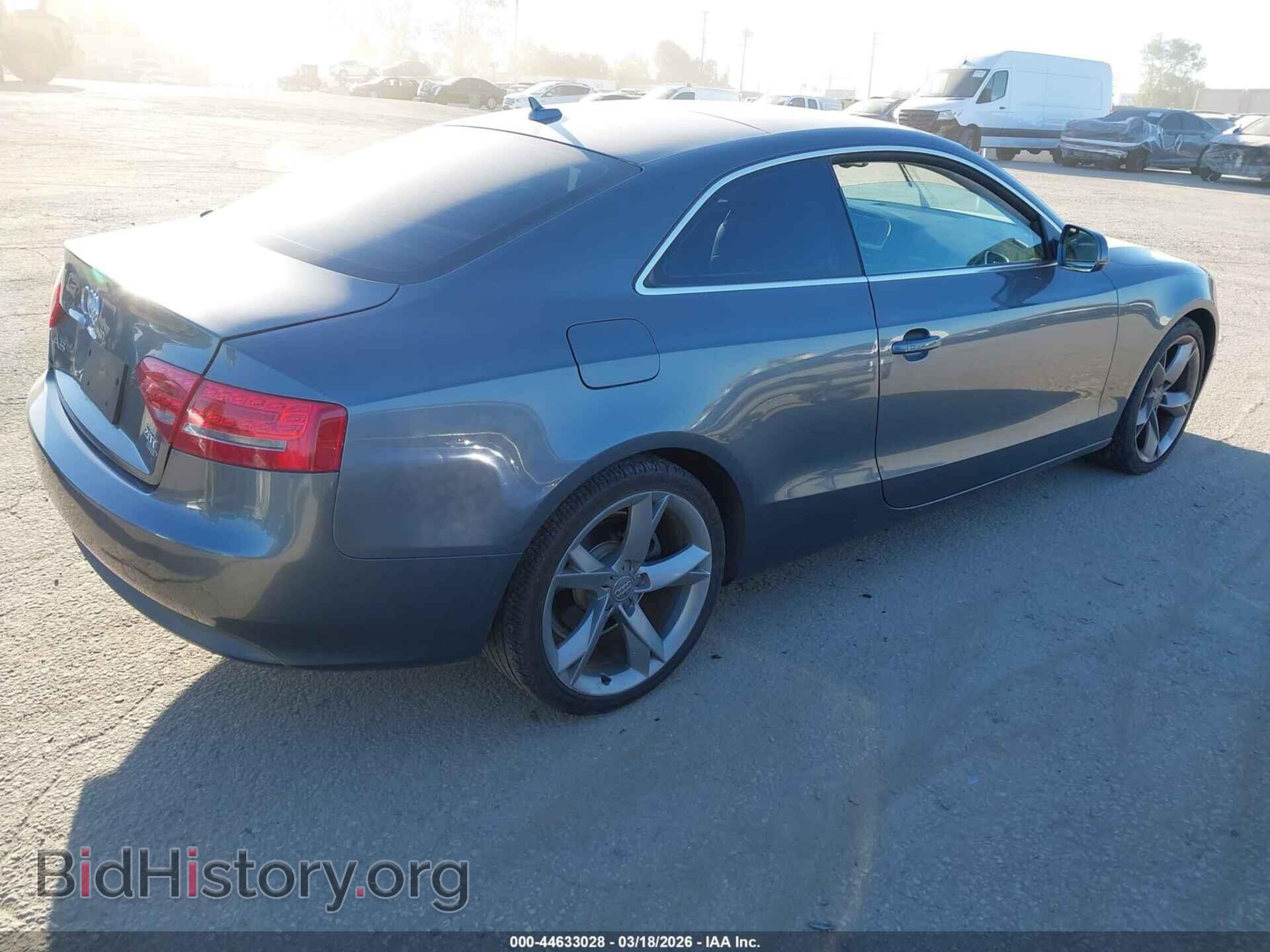 2012 AUDI A5 - VIN: WAULFAFR0CA005105 - Photo 4