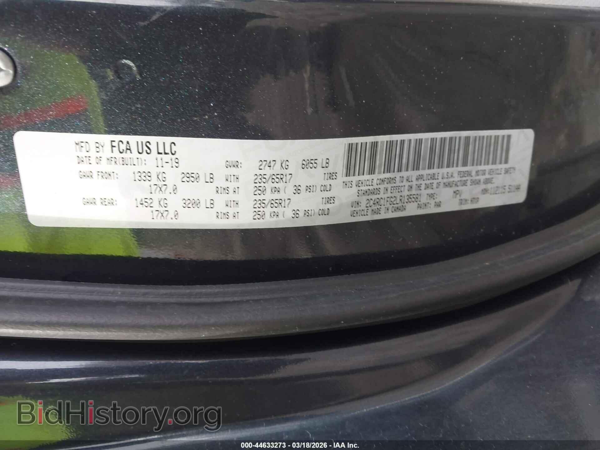 2020 CHRYSLER PACIFICA - VIN: 2C4RC1FG2LR135581 - Photo 9