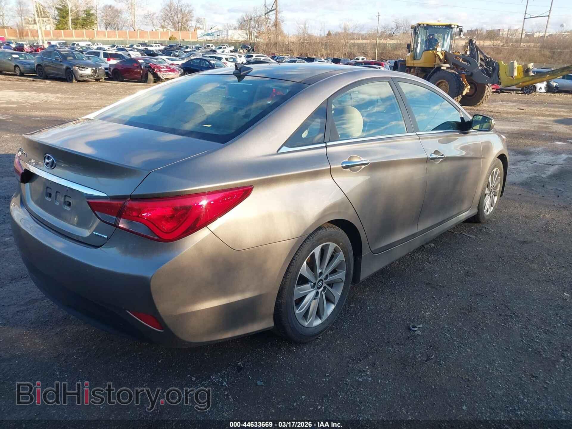 2014 HYUNDAI SONATA - VIN: 5NPEC4AC0EH930651 - Фото 4