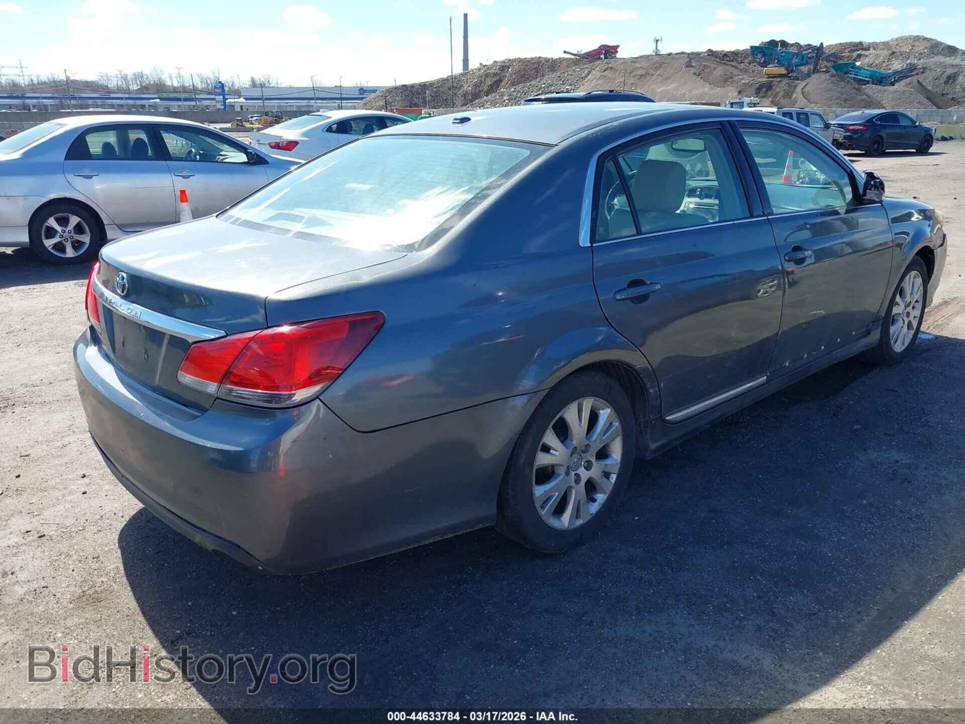 2011 TOYOTA AVALON - VIN: 4T1BK3DB8BU411203 - Фото 4
