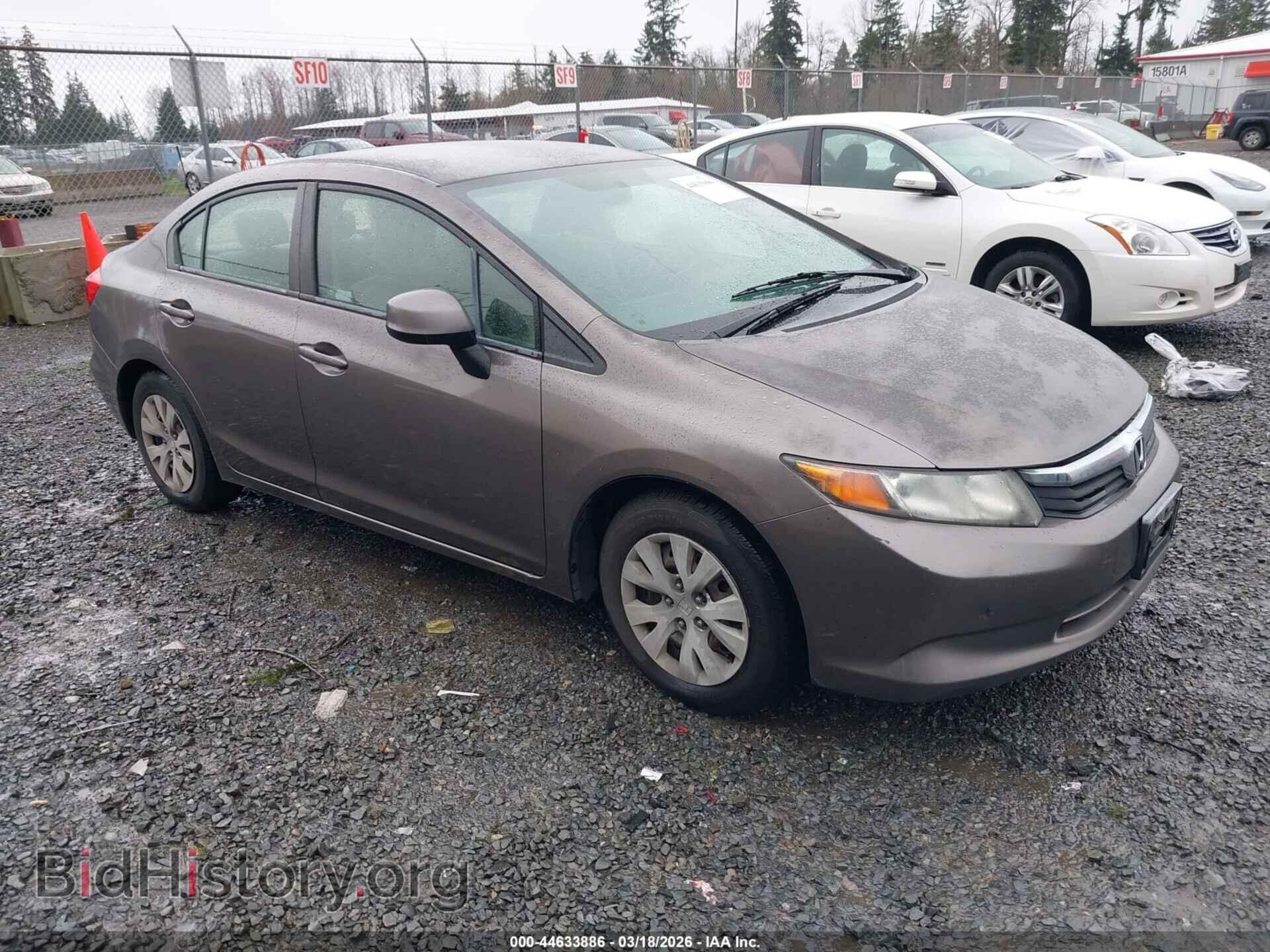 Photo JHMFB2F54CS005454 - HONDA CIVIC 2012