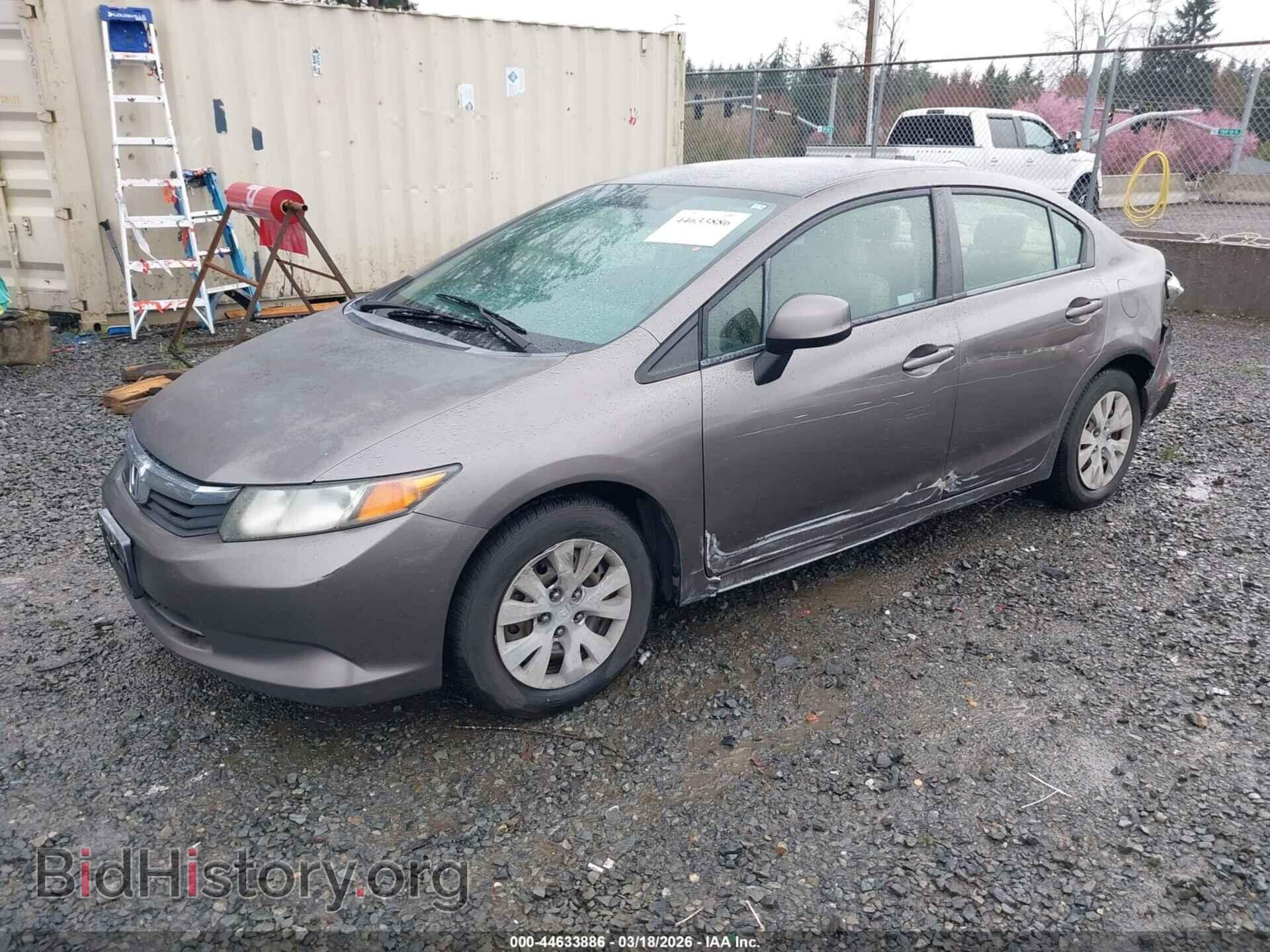 2012 HONDA CIVIC - VIN: JHMFB2F54CS005454 - Фото 2
