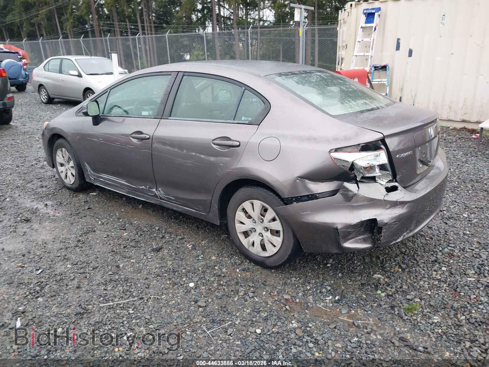 2012 HONDA CIVIC - VIN: JHMFB2F54CS005454 - Фото 3