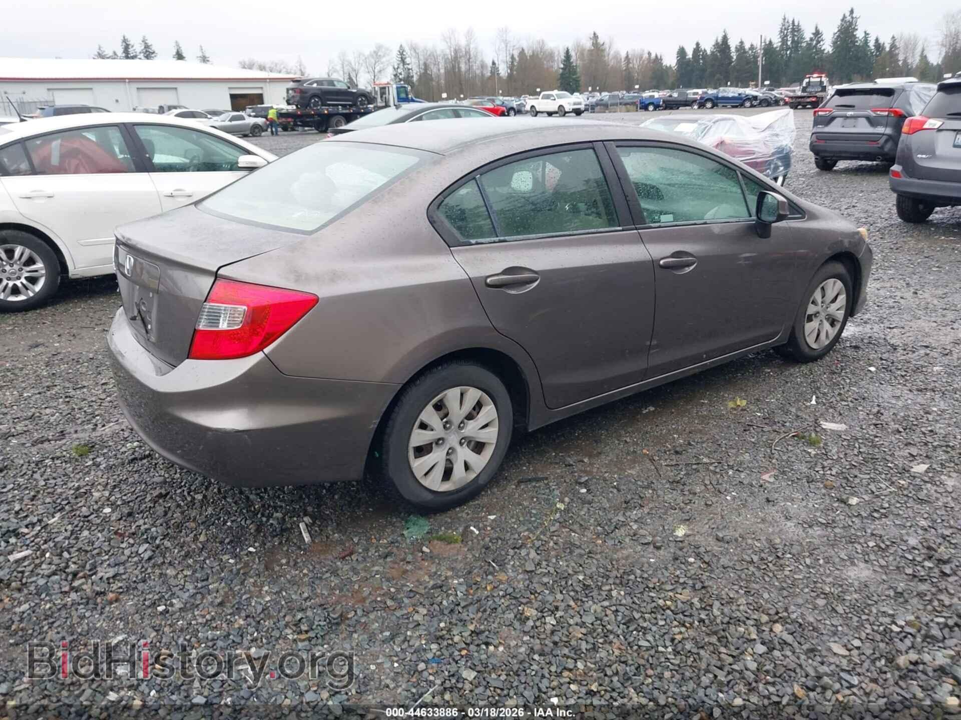 2012 HONDA CIVIC - VIN: JHMFB2F54CS005454 - Фото 4