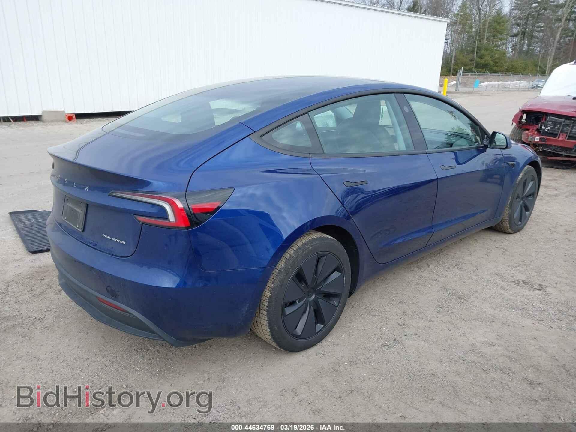 2025 TESLA MODEL 3 - VIN: 5YJ3E1EB0SF910041 - Photo 4