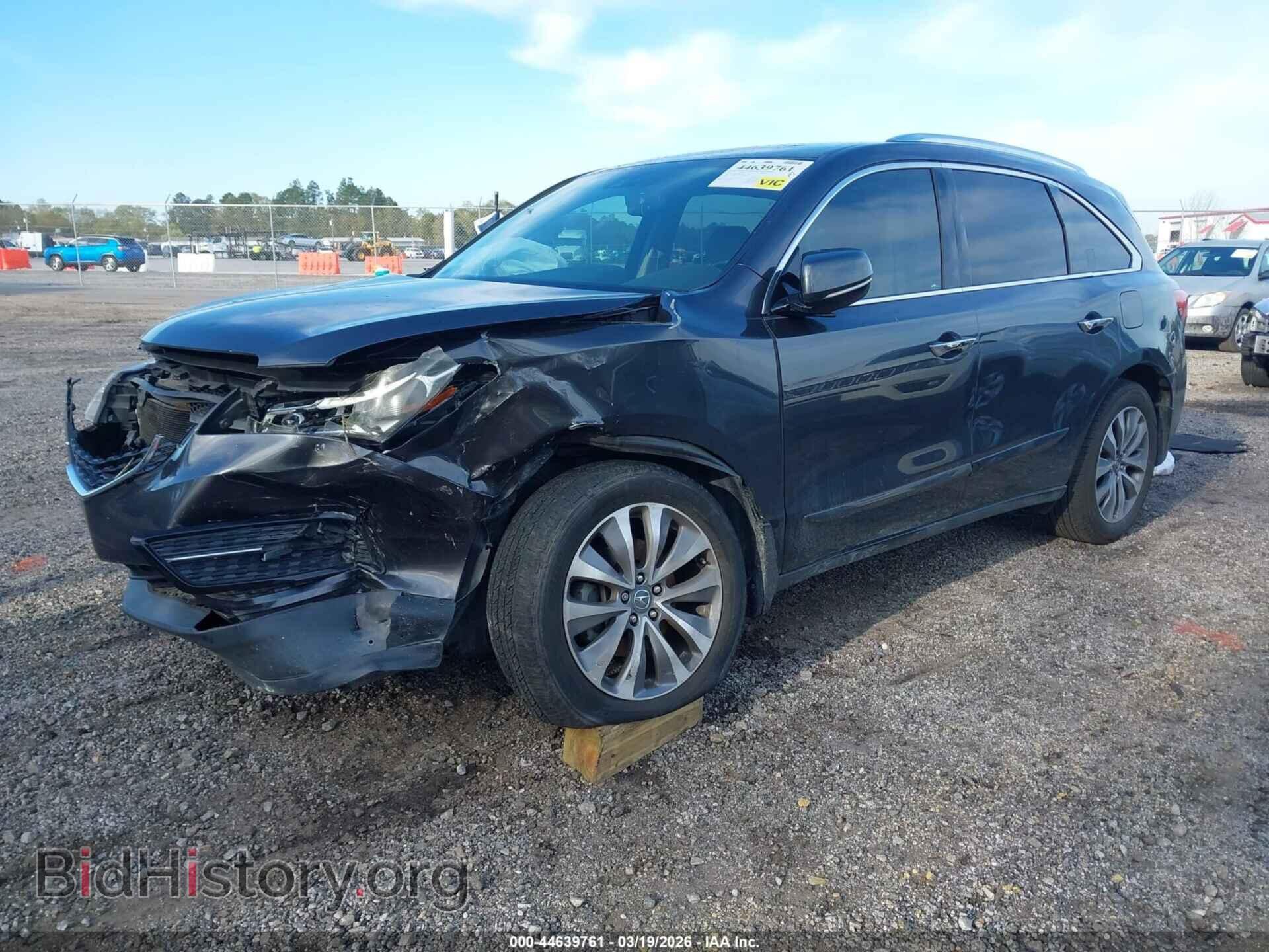 2014 ACURA MDX - VIN: 5FRYD3H42EB006681 - Фото 2