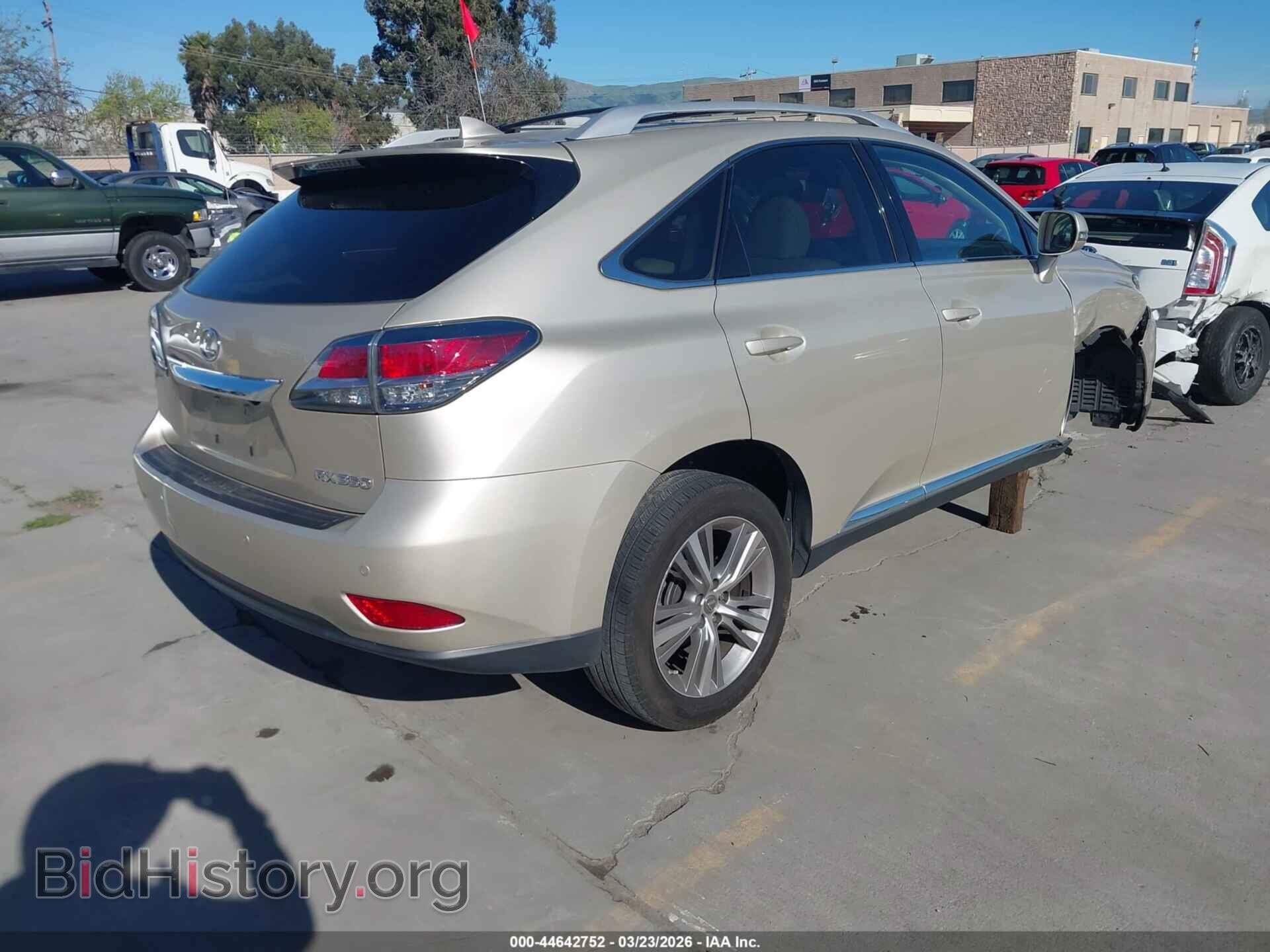 2015 LEXUS RX 350 - VIN: 2T2ZK1BA9FC183678 - Фото 4