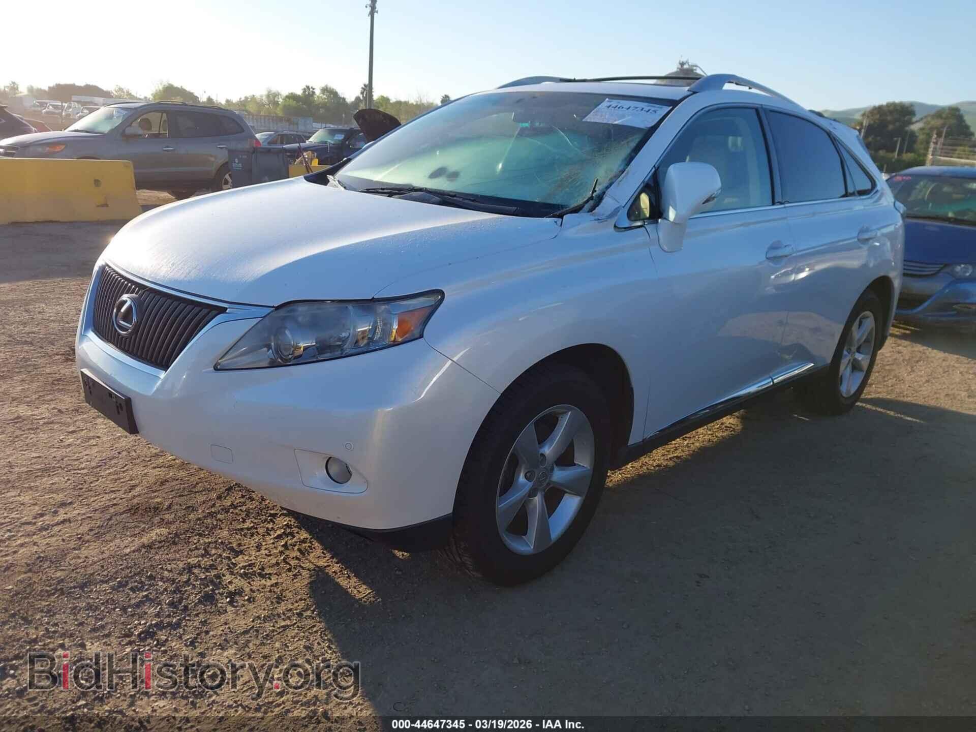 2011 LEXUS RX 350 - VIN: 2T2BK1BA9BC106546 - Фото 2