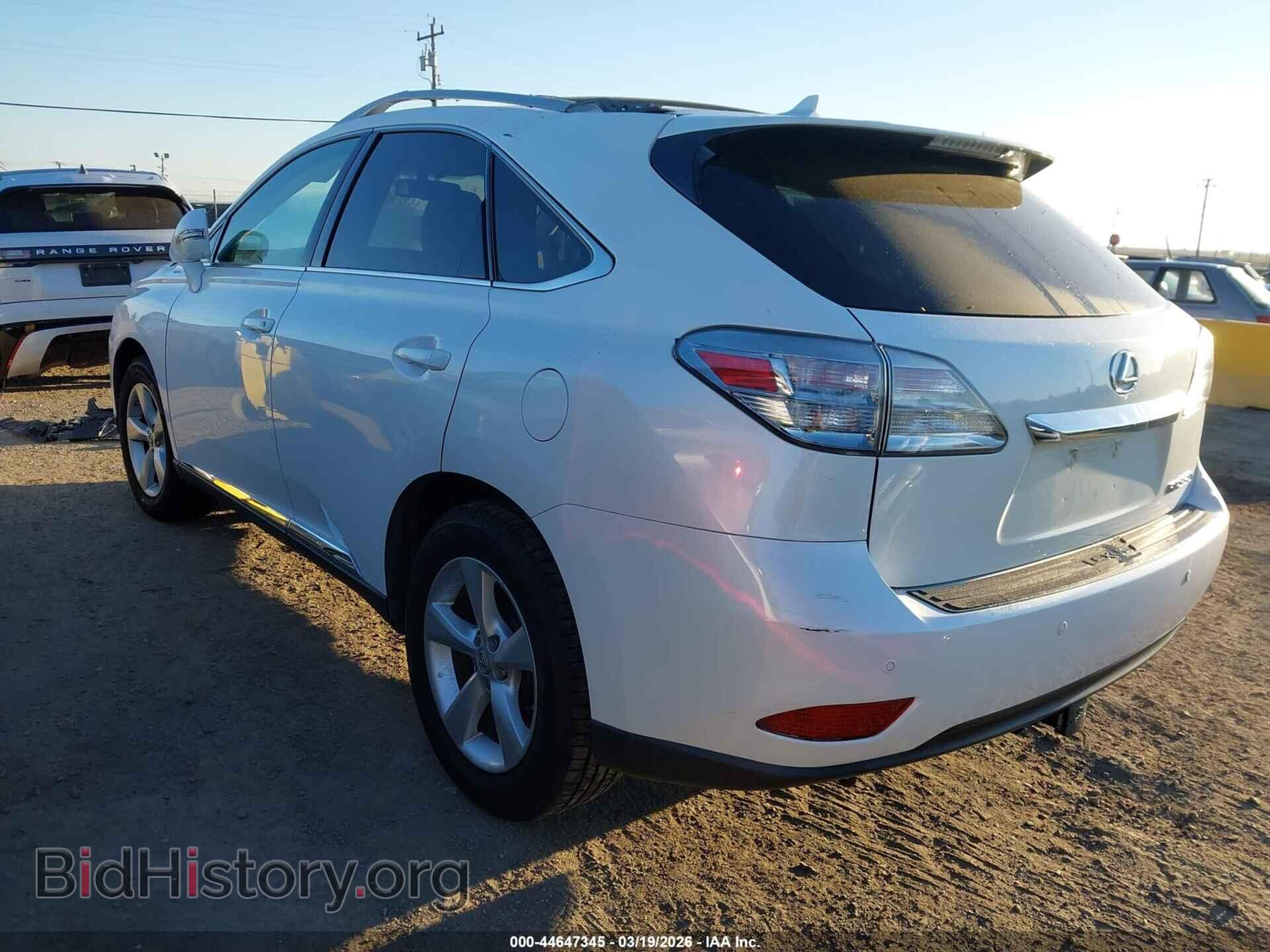 2011 LEXUS RX 350 - VIN: 2T2BK1BA9BC106546 - Фото 3