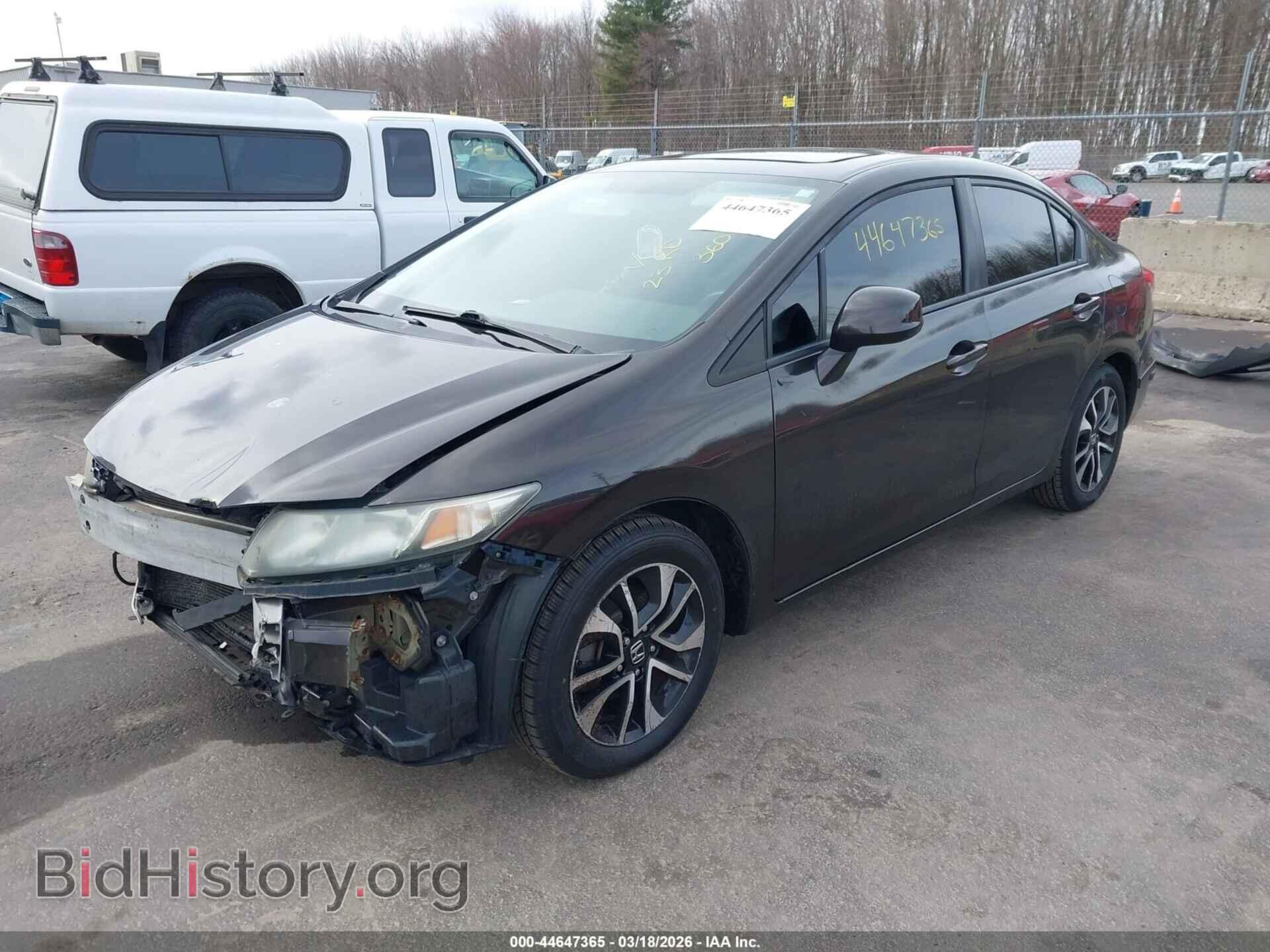 2013 HONDA CIVIC - VIN: 2HGFB2F88DH525498 - Фото 2