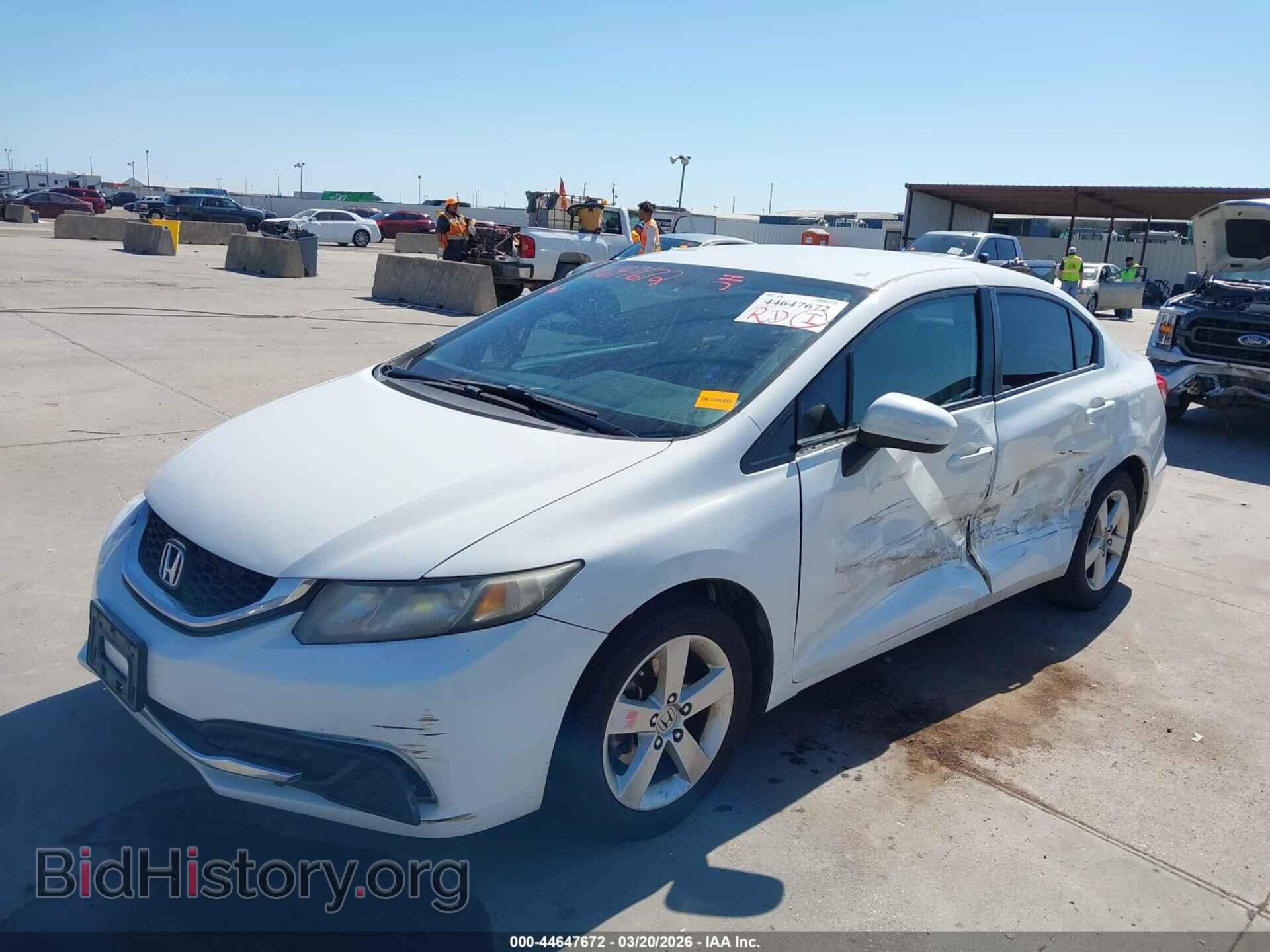 2014 HONDA CIVIC - VIN: 19XFB2F5XEE032956 - Фото 2